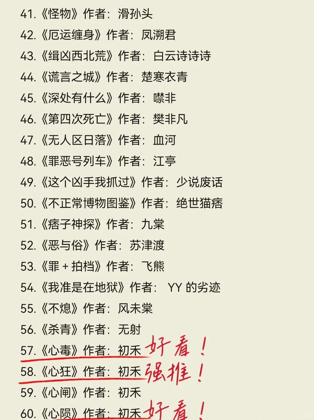 📚刑侦文合集100篇，假期书单系列get住