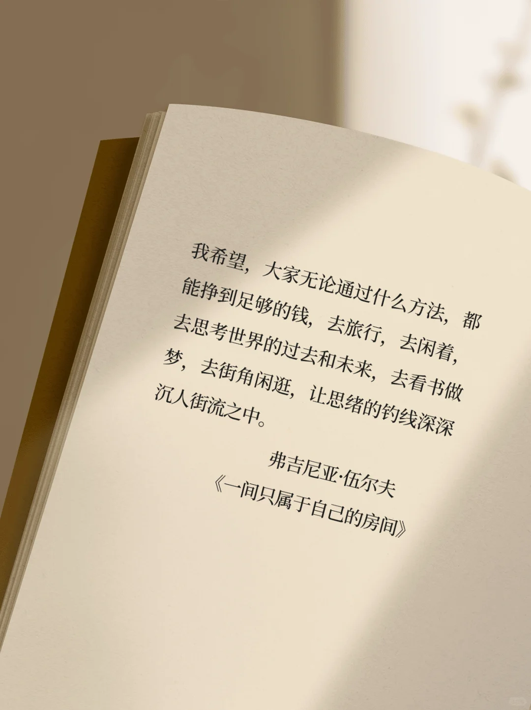 文淇阅读书单《一间只属于自己的房间》