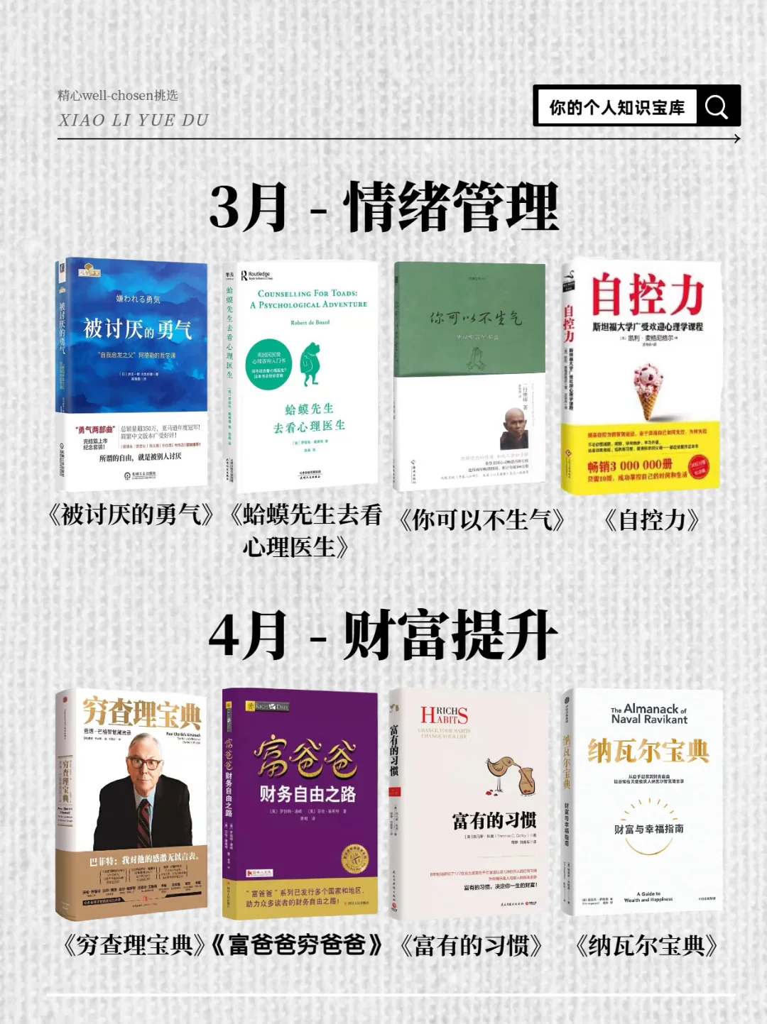 📚 敢不敢2025读完这48本书，重启人生！