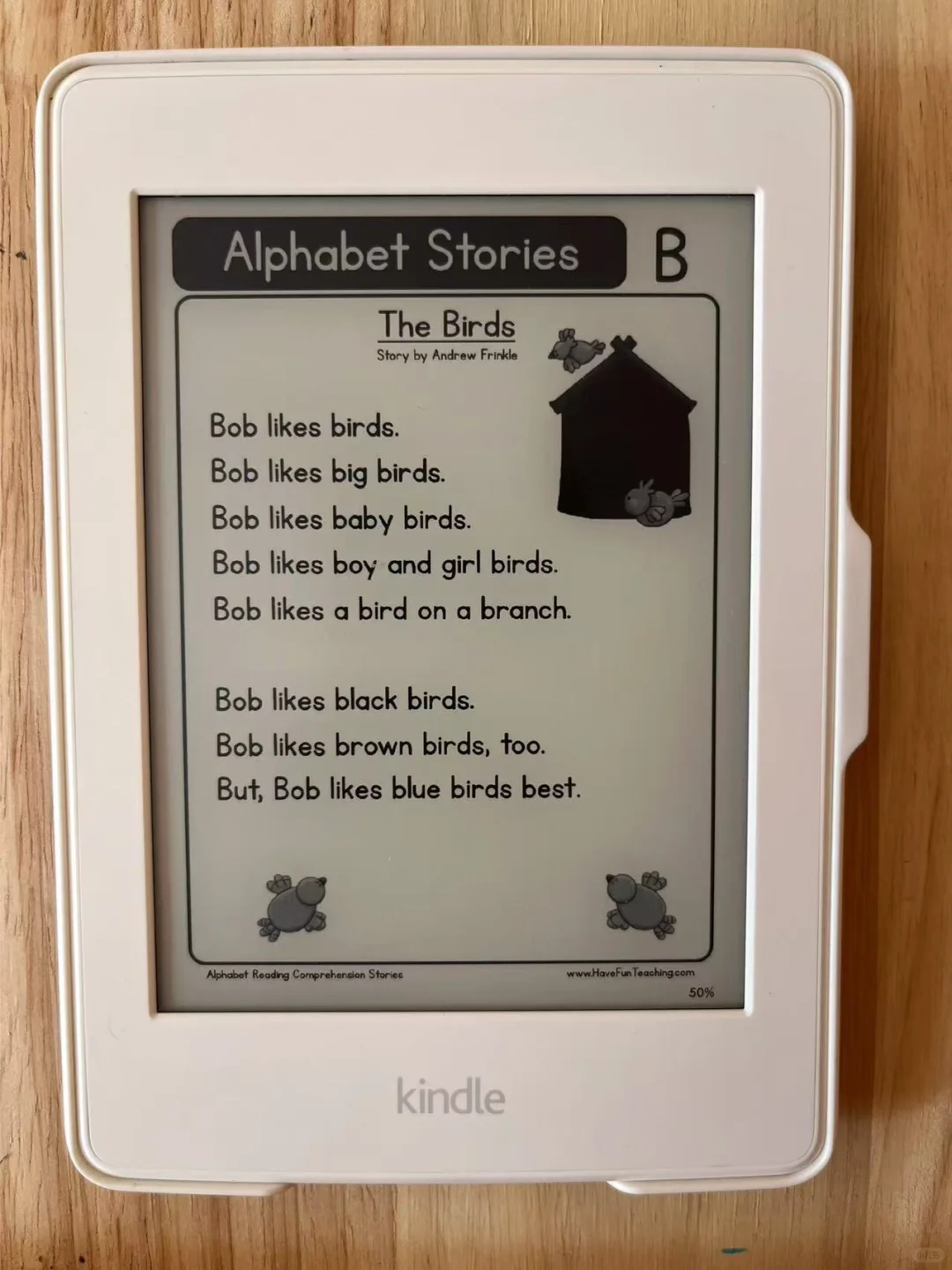 闲置 Kindle 大变身 | 英语小短文阅读器