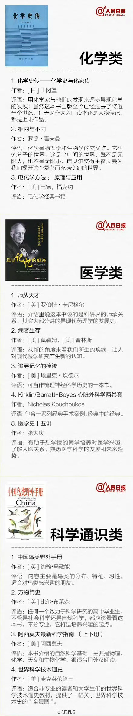 真不愧是人民日报推荐的书单