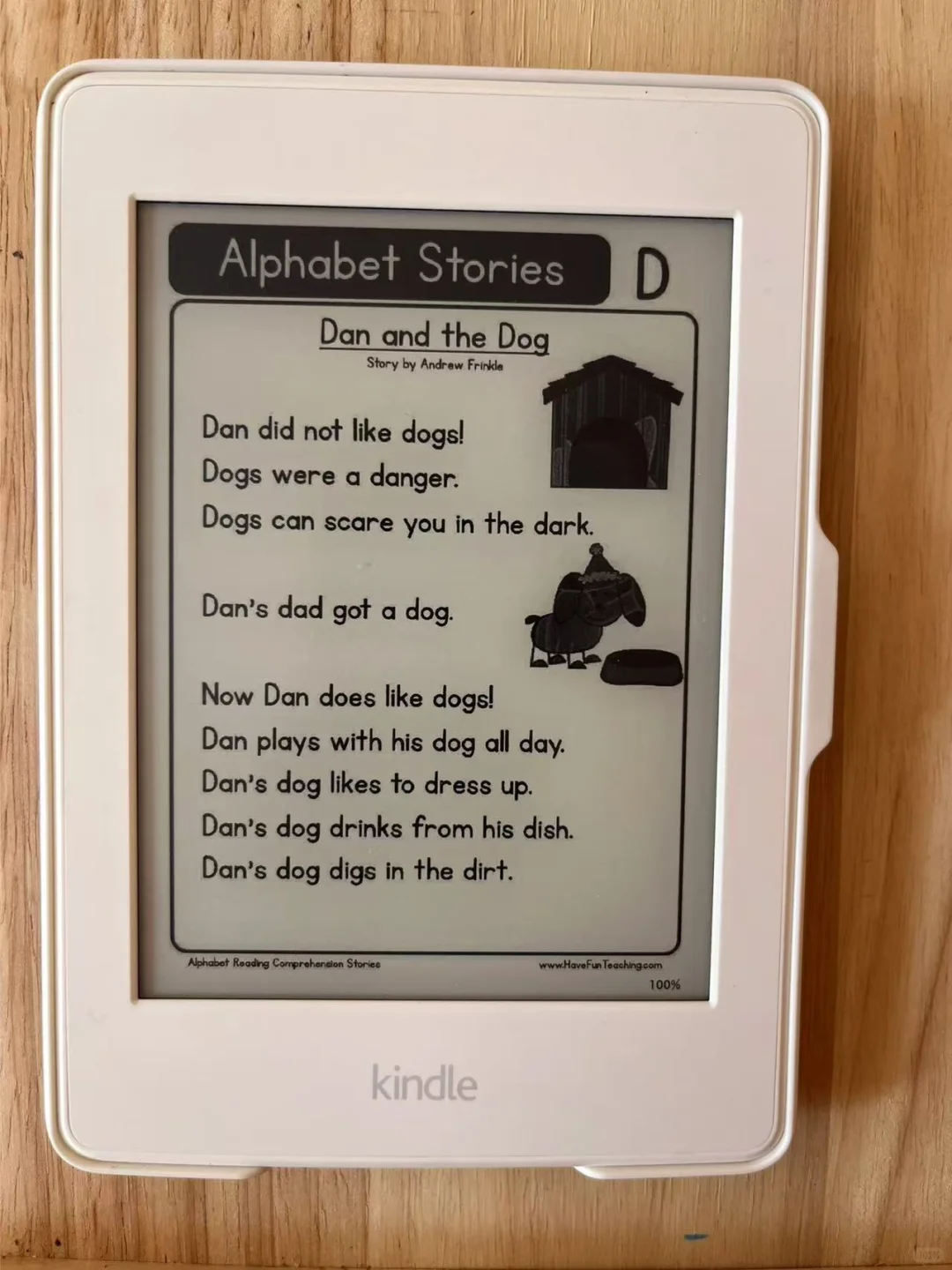 闲置 Kindle 大变身 | 英语小短文阅读器
