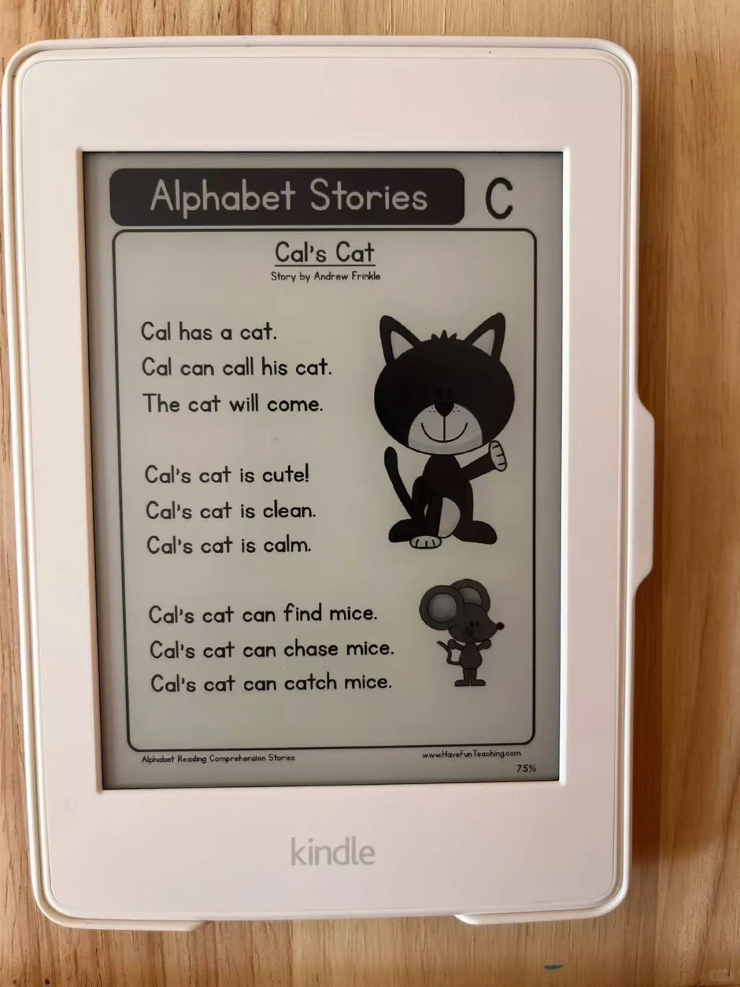 闲置 Kindle 大变身 | 英语小短文阅读器
