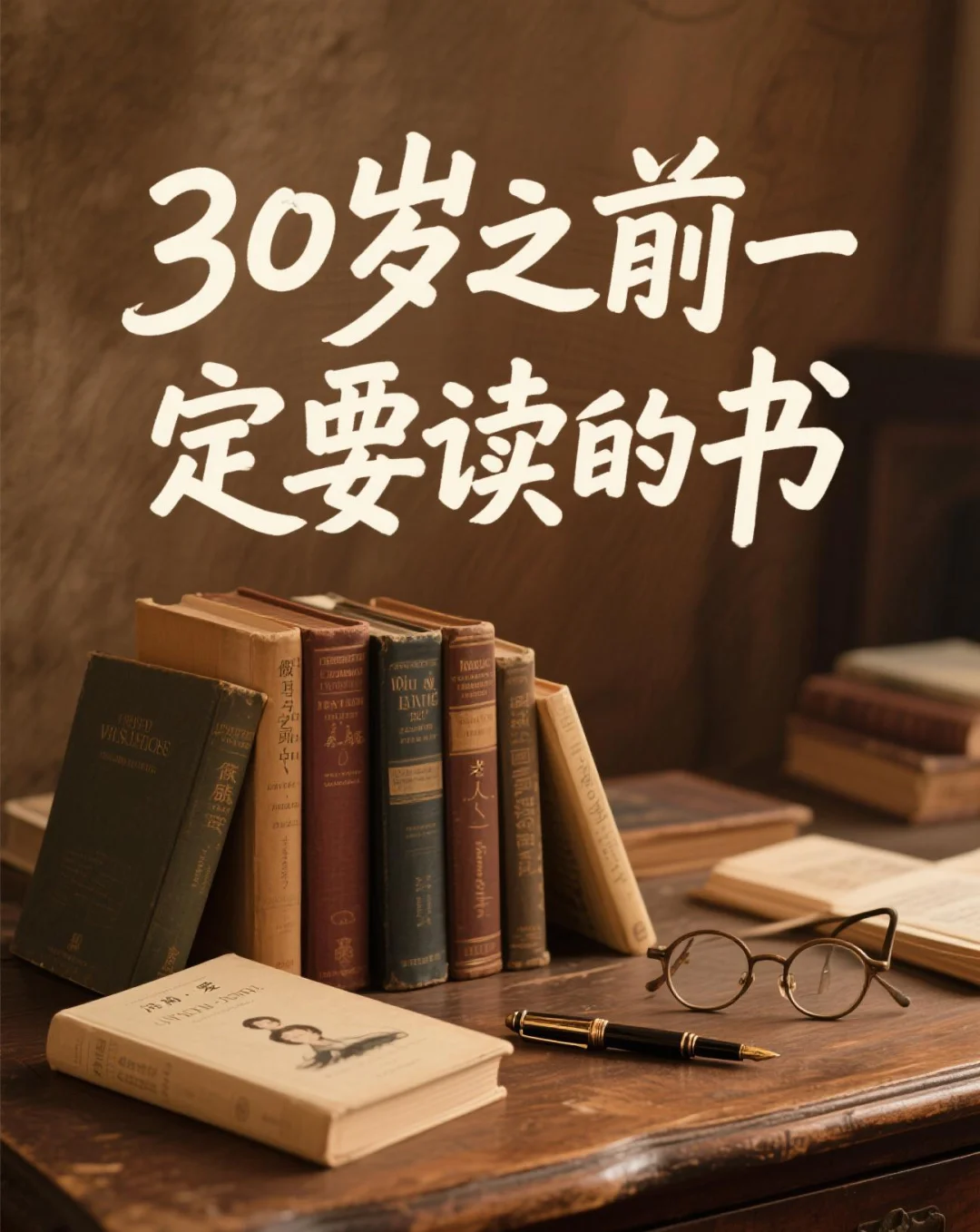 30岁之前！一定要看完这些书。