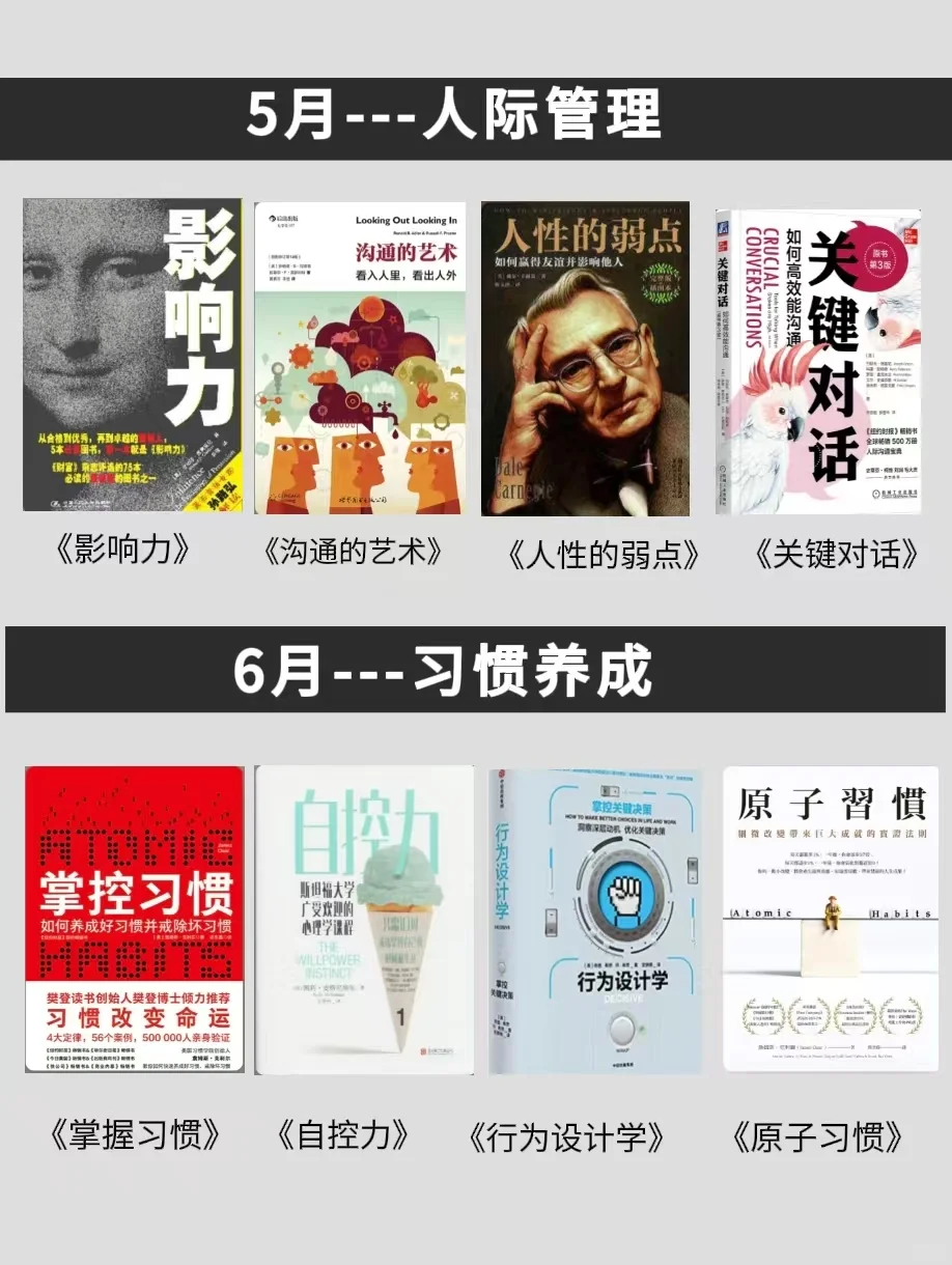 敢不敢挑战， 2025读完这48 本书📚