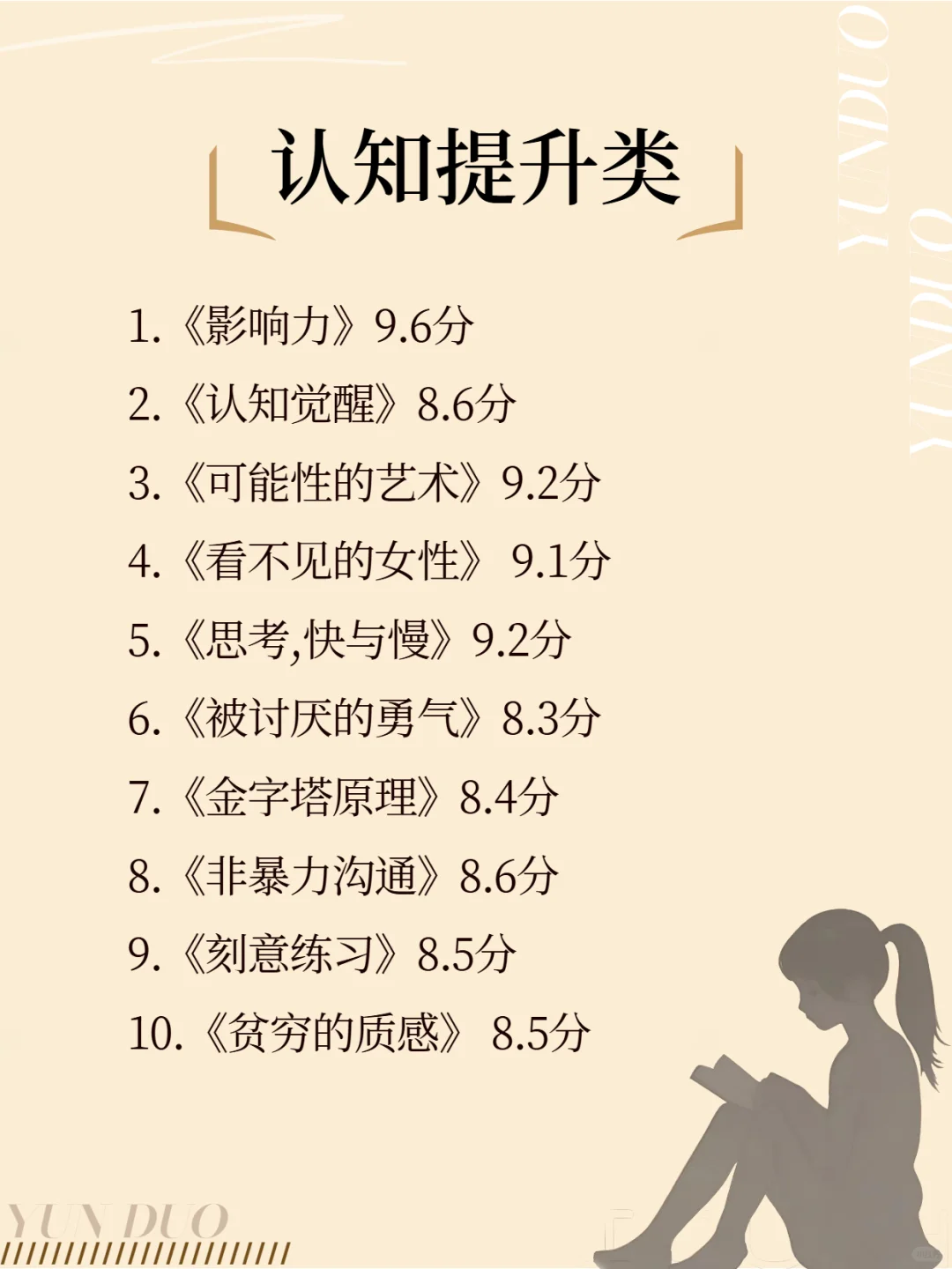 一定要大量看书 女生多读书人真的会变🔥
