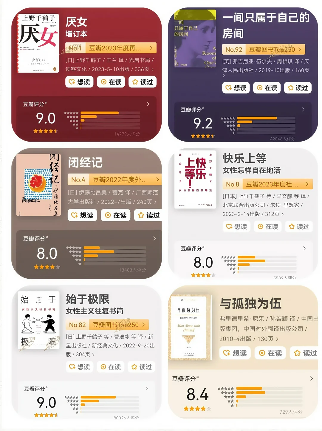 周轶君太太会选书了，35本私藏书单分享