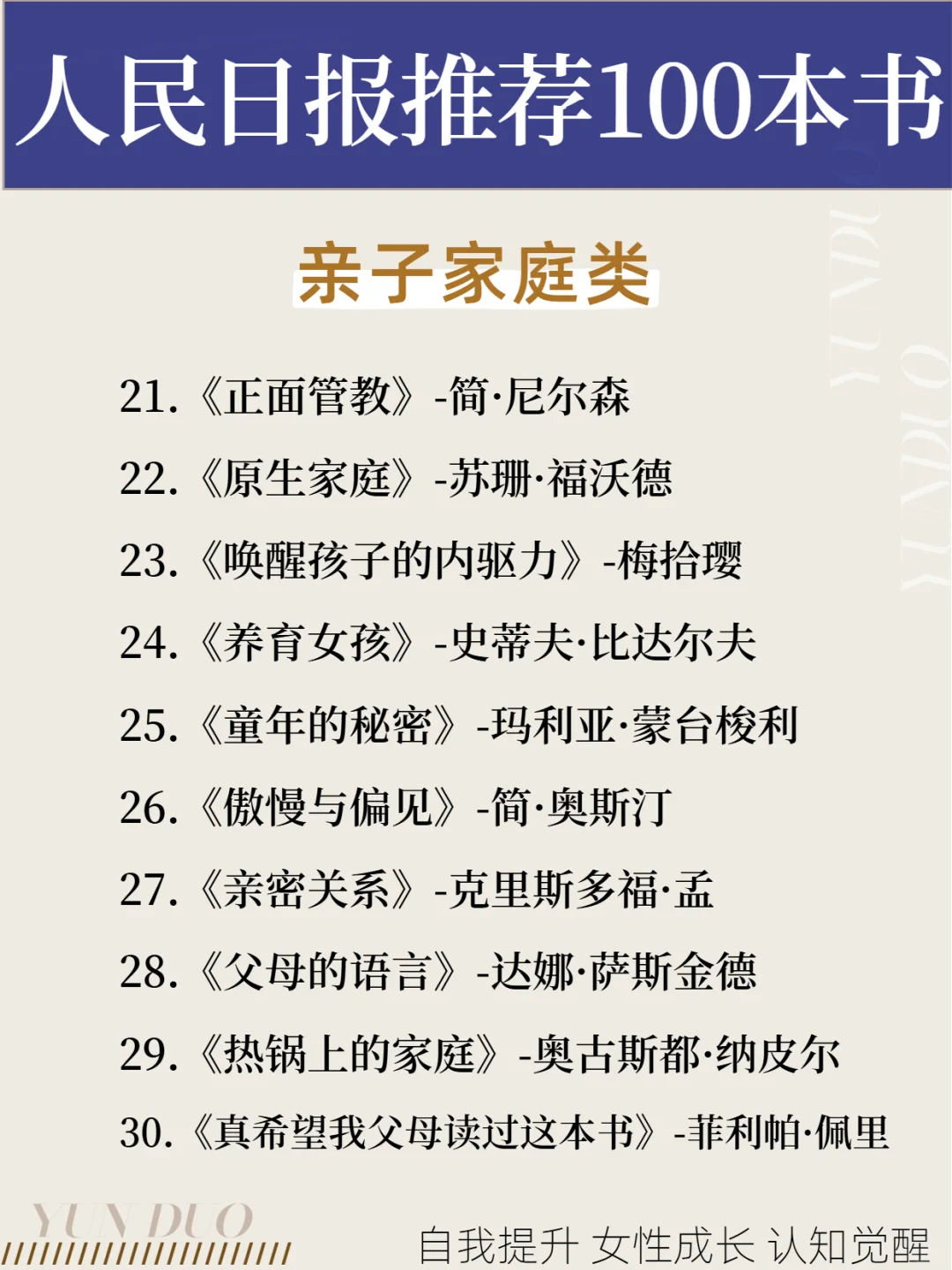 🔥人民日报推荐100本宝藏书单，终结书荒