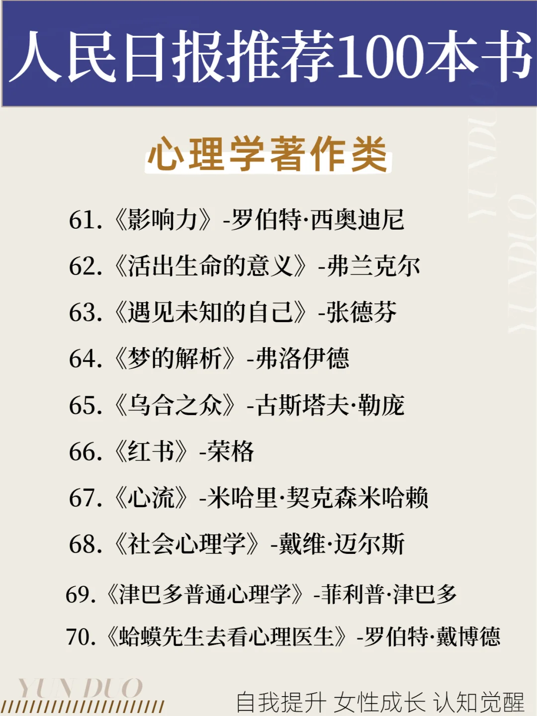 🔥人民日报推荐100本宝藏书单，终结书荒