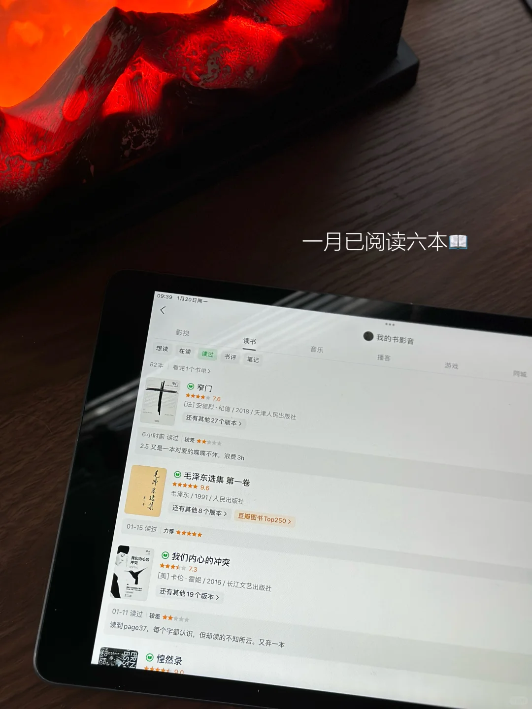 一月已读完六本📖
