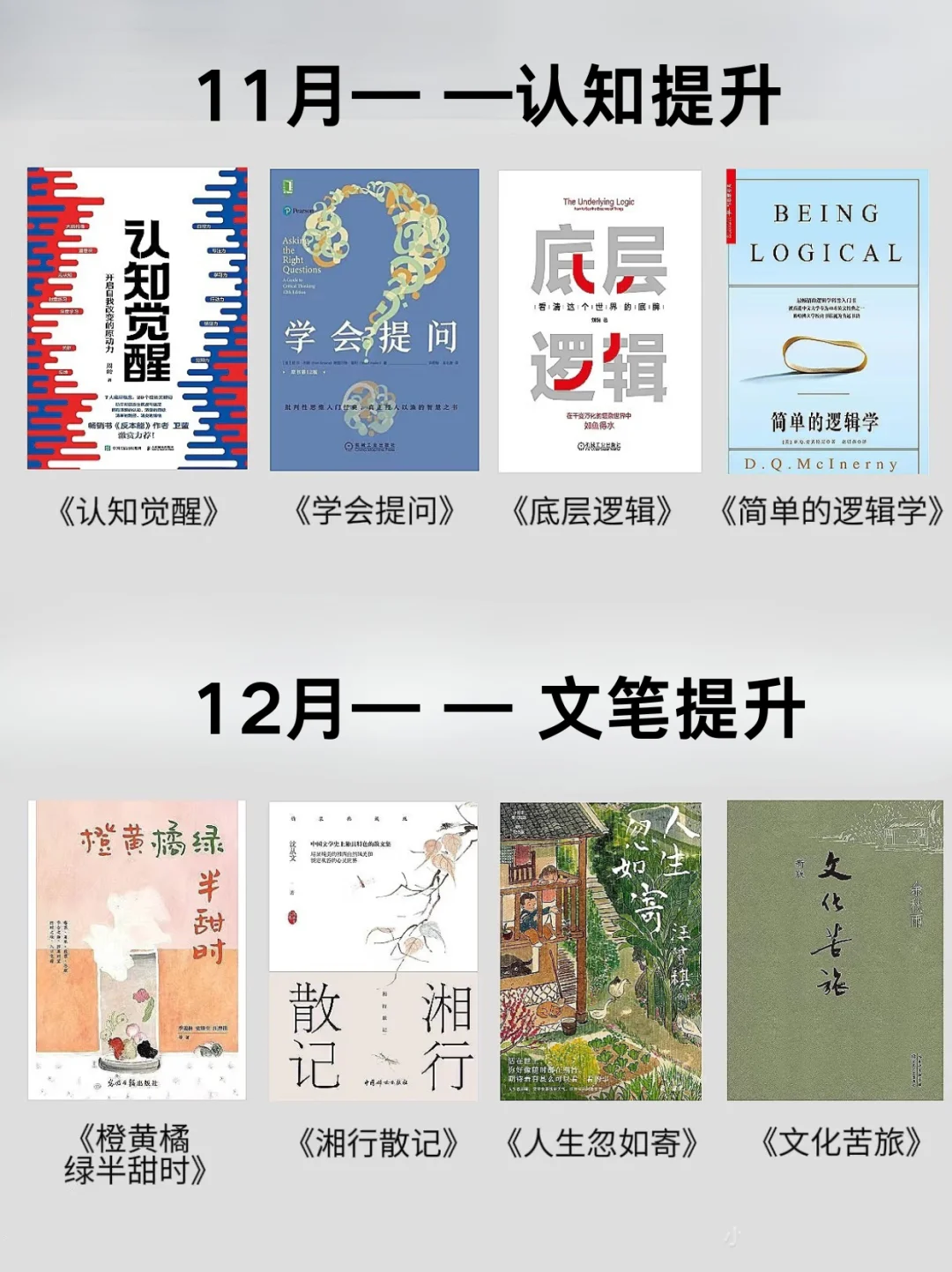 敢不敢挑战2025📖读完这48本书