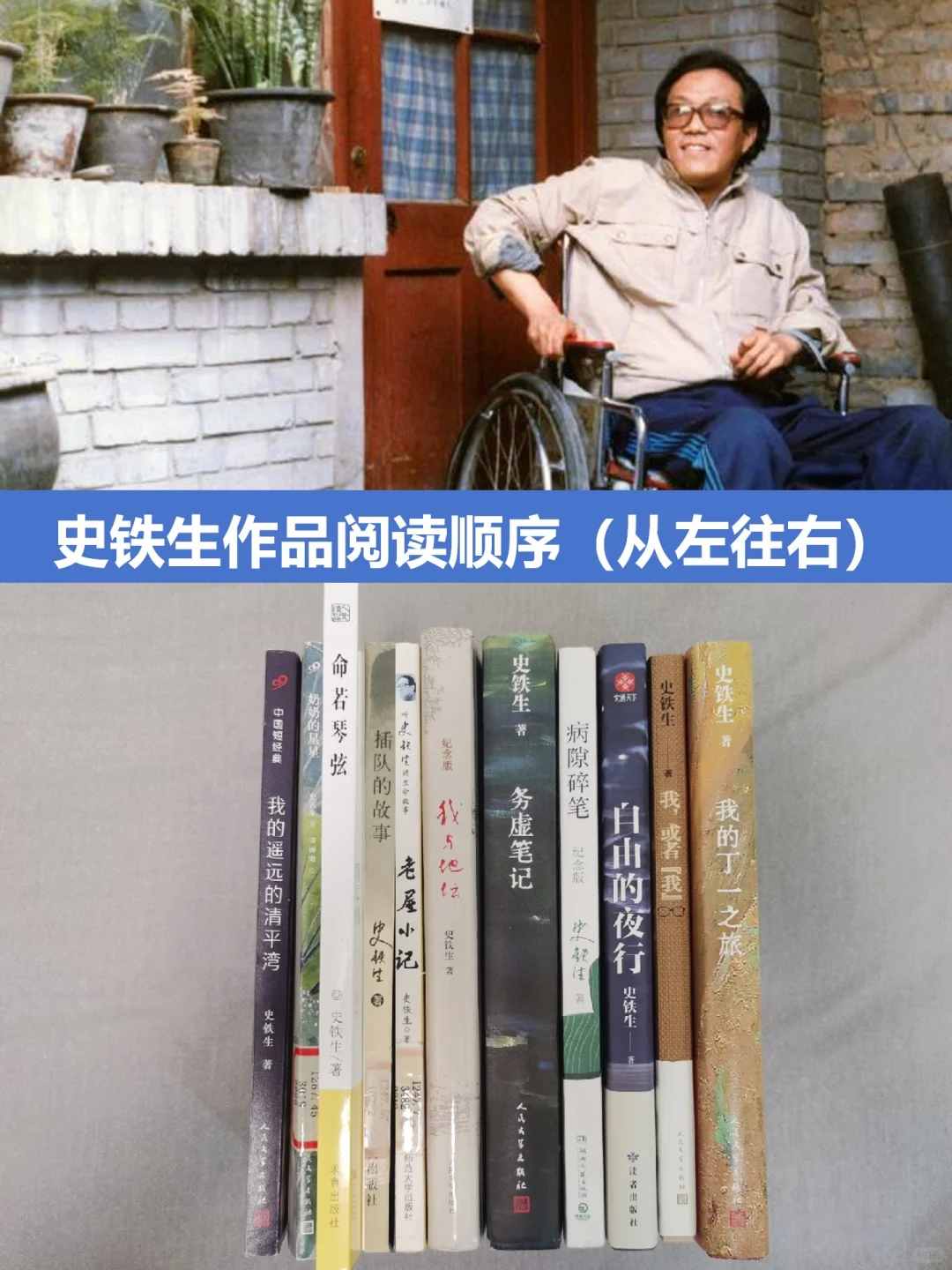 史铁生作品阅读顺序 文笔不好都来读！