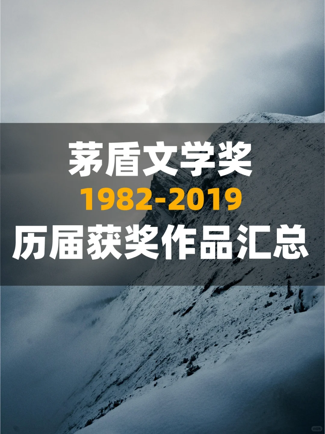 私藏书单｜我要安利这份茅盾文学奖书单！