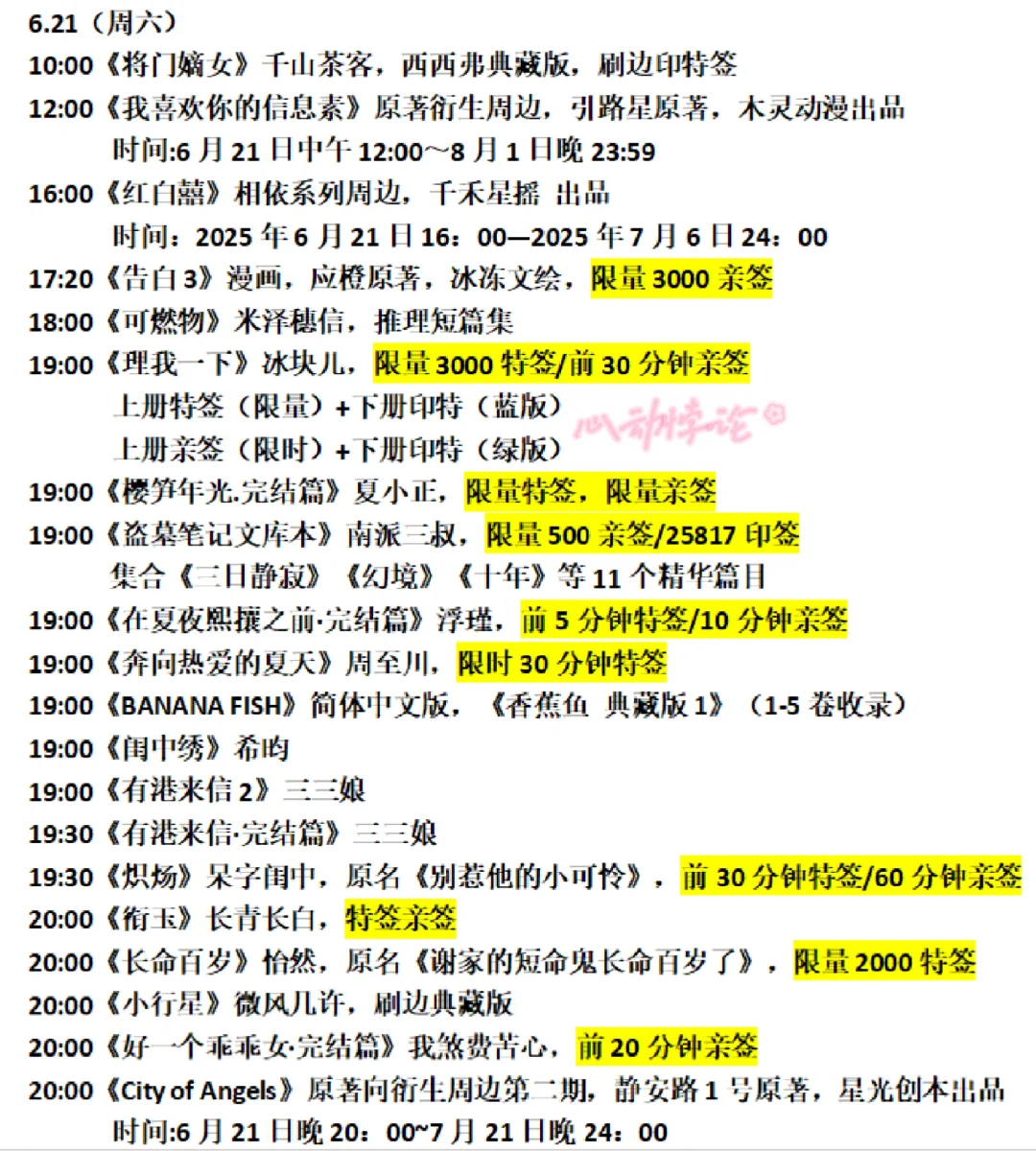 6月第3周新书预售汇总