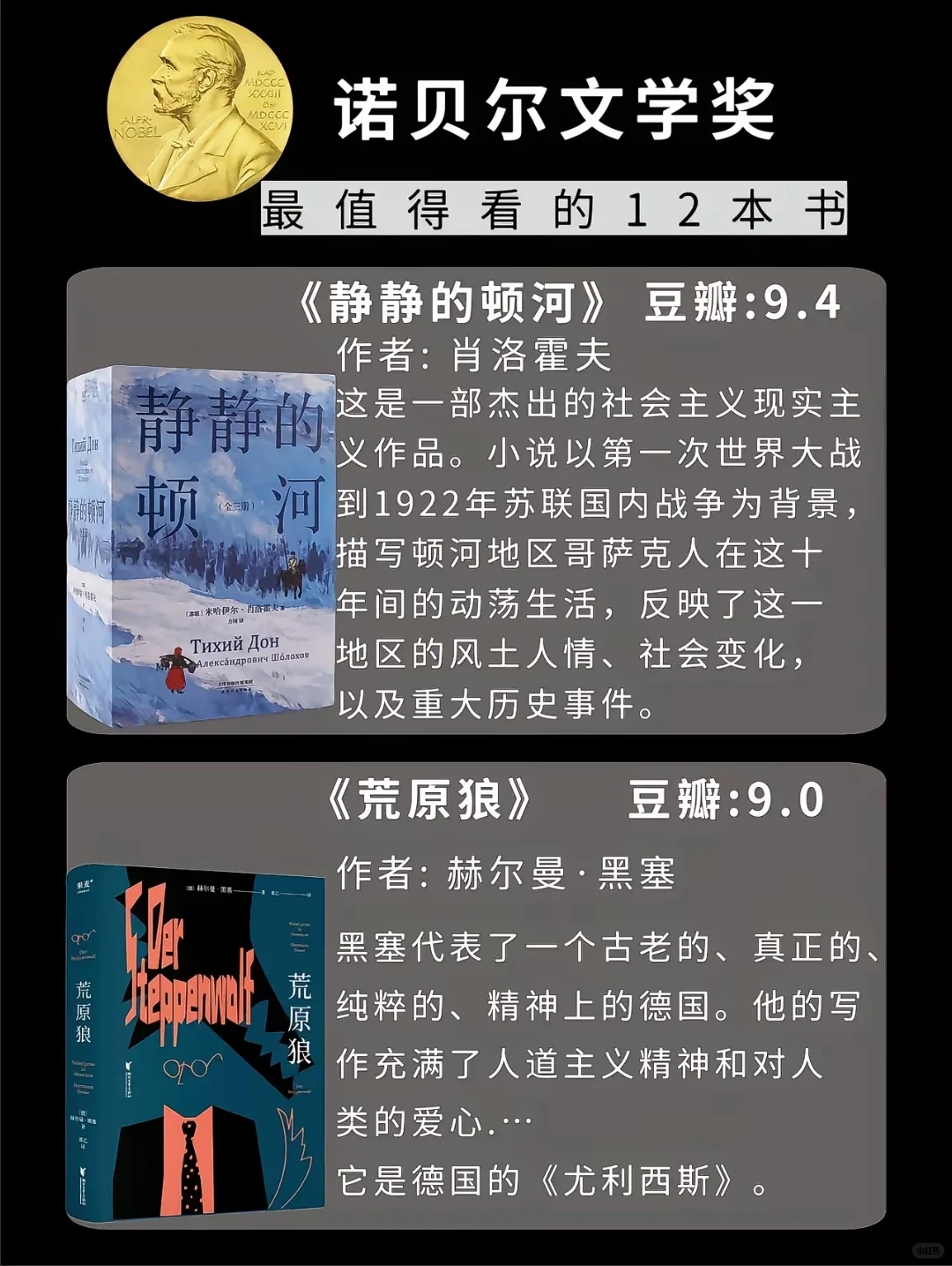 诺贝尔文学奖书籍