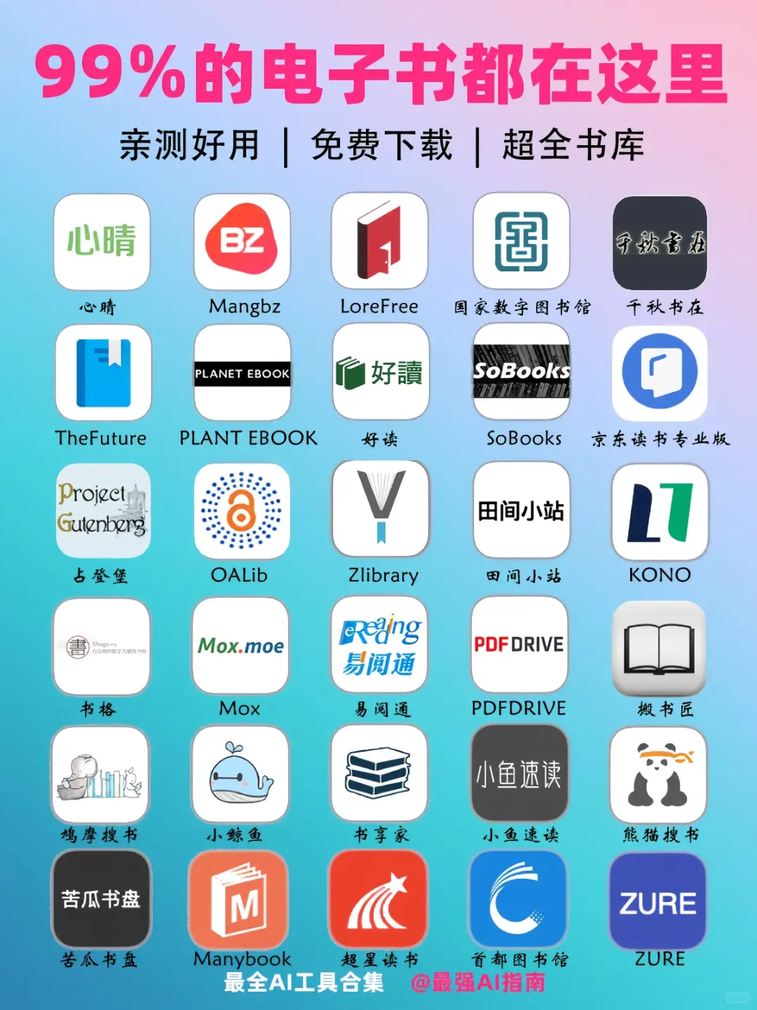 吐血整理🔥99%电子图书都在这里