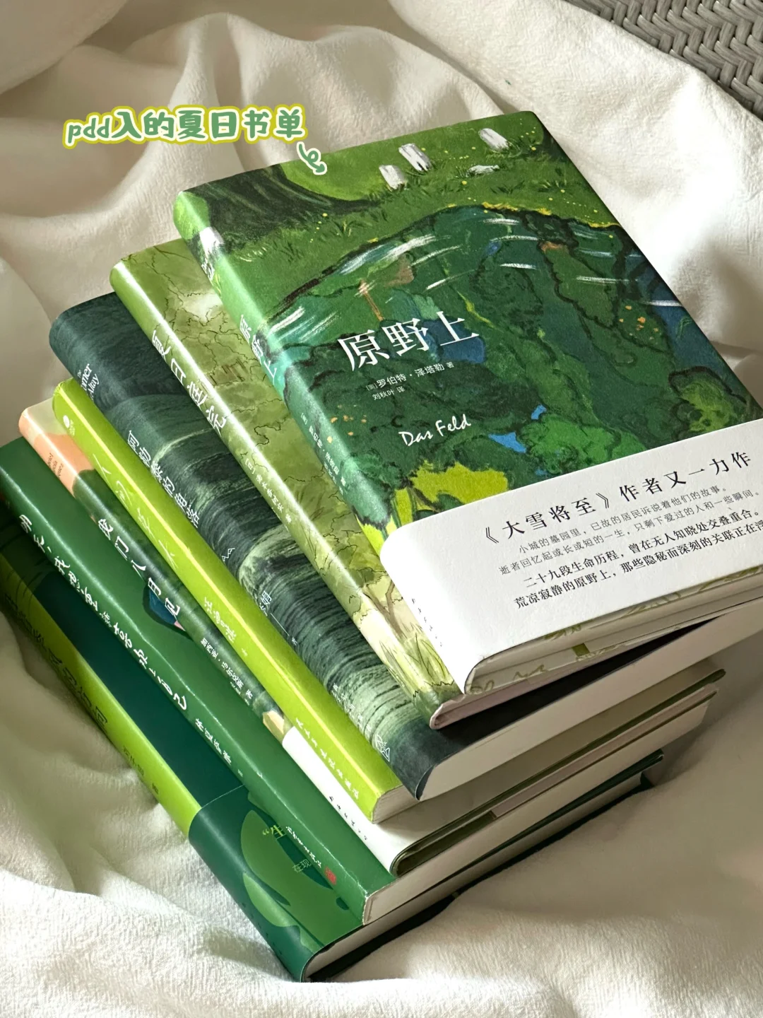 夏日清凉治愈书单🌿每一本我都好爱啊！！
