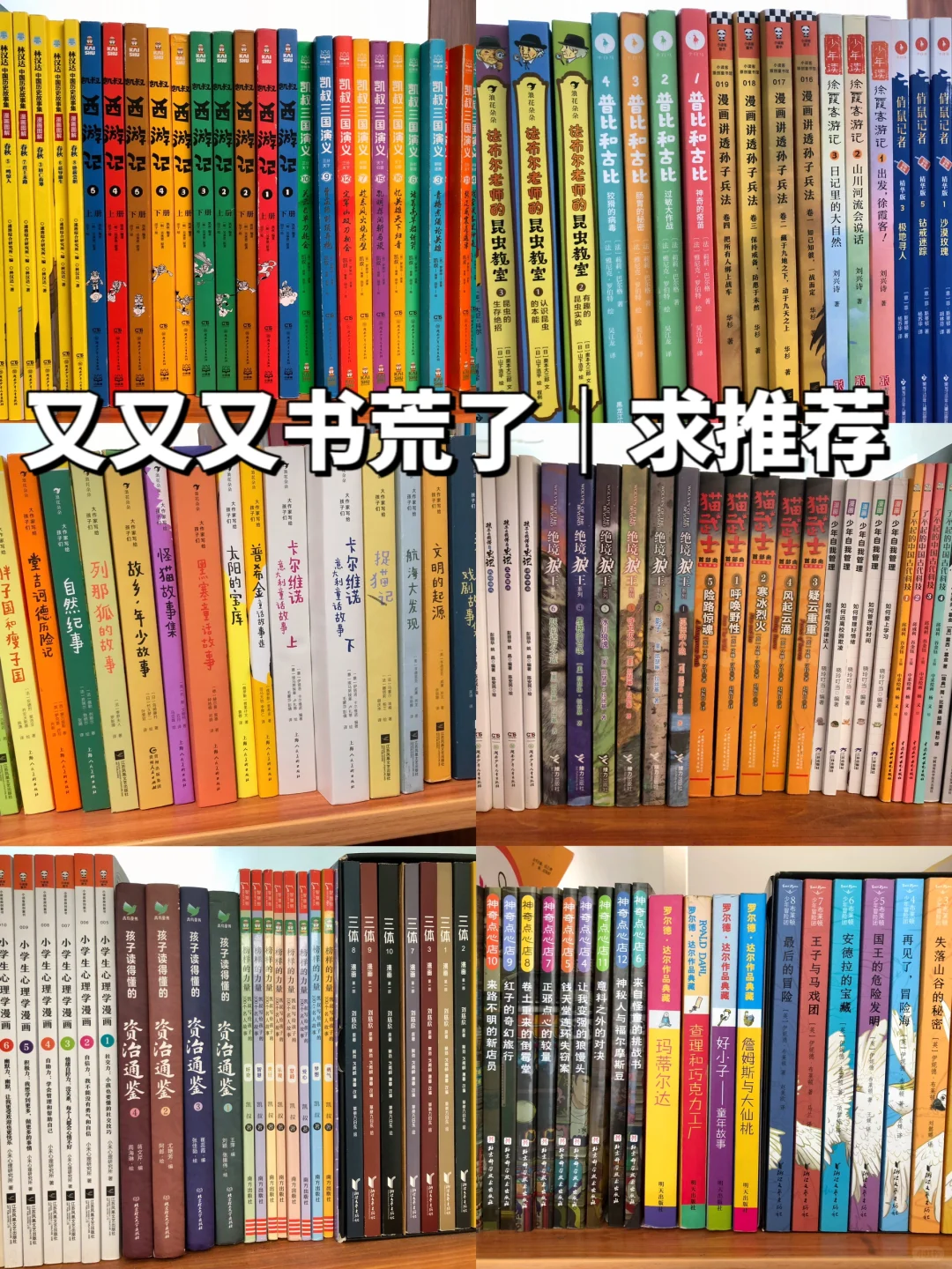 9岁娃读N遍的书单❗️书荒了求介绍好书📚📚