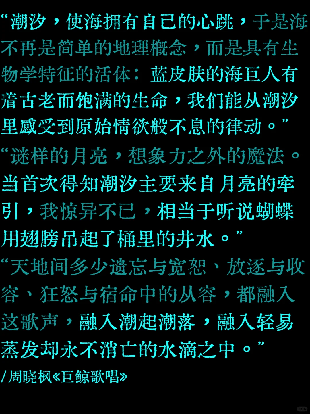 文学作品中的意象10-潮汐