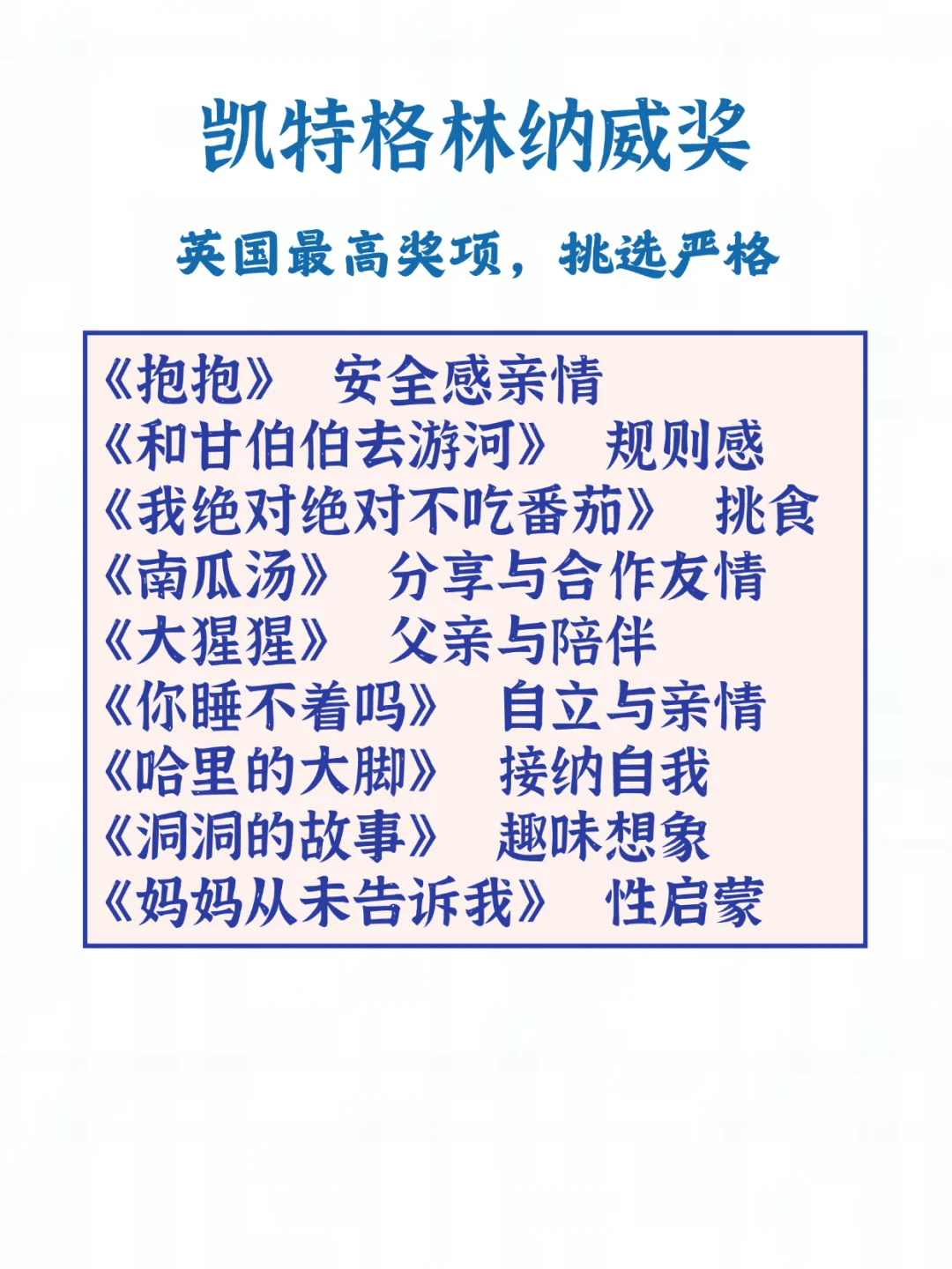 绘本太多挑花眼？跟着绘本大奖买不踩坑！