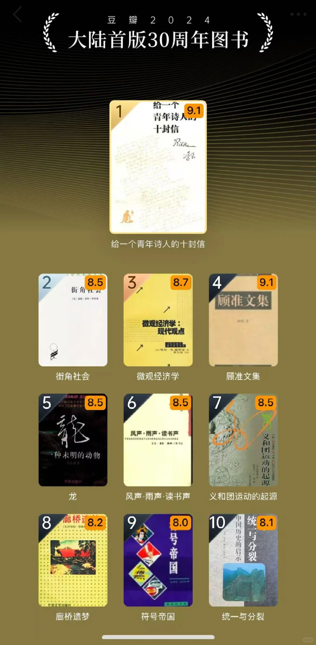 2025年读什么？这18份榜单给你参考答案！