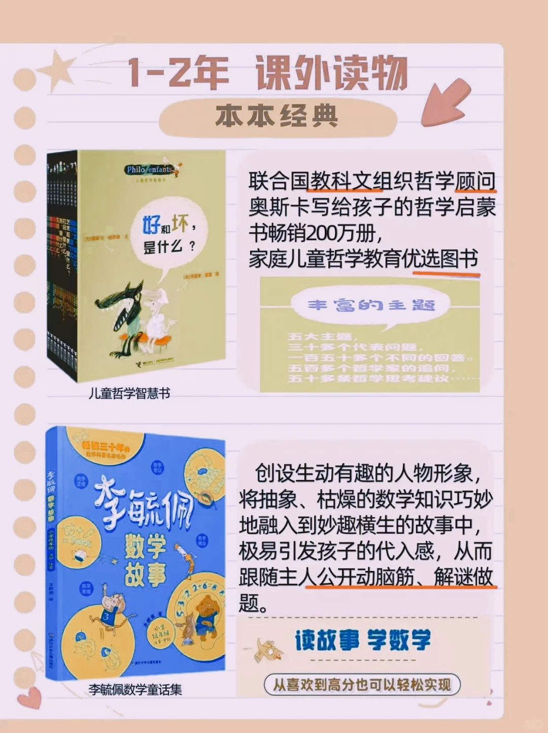 🔥一二年级必读书单，人民日报推荐👍