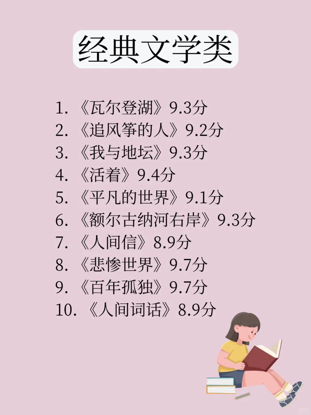 女生必看📚不同成长需求的私藏书单