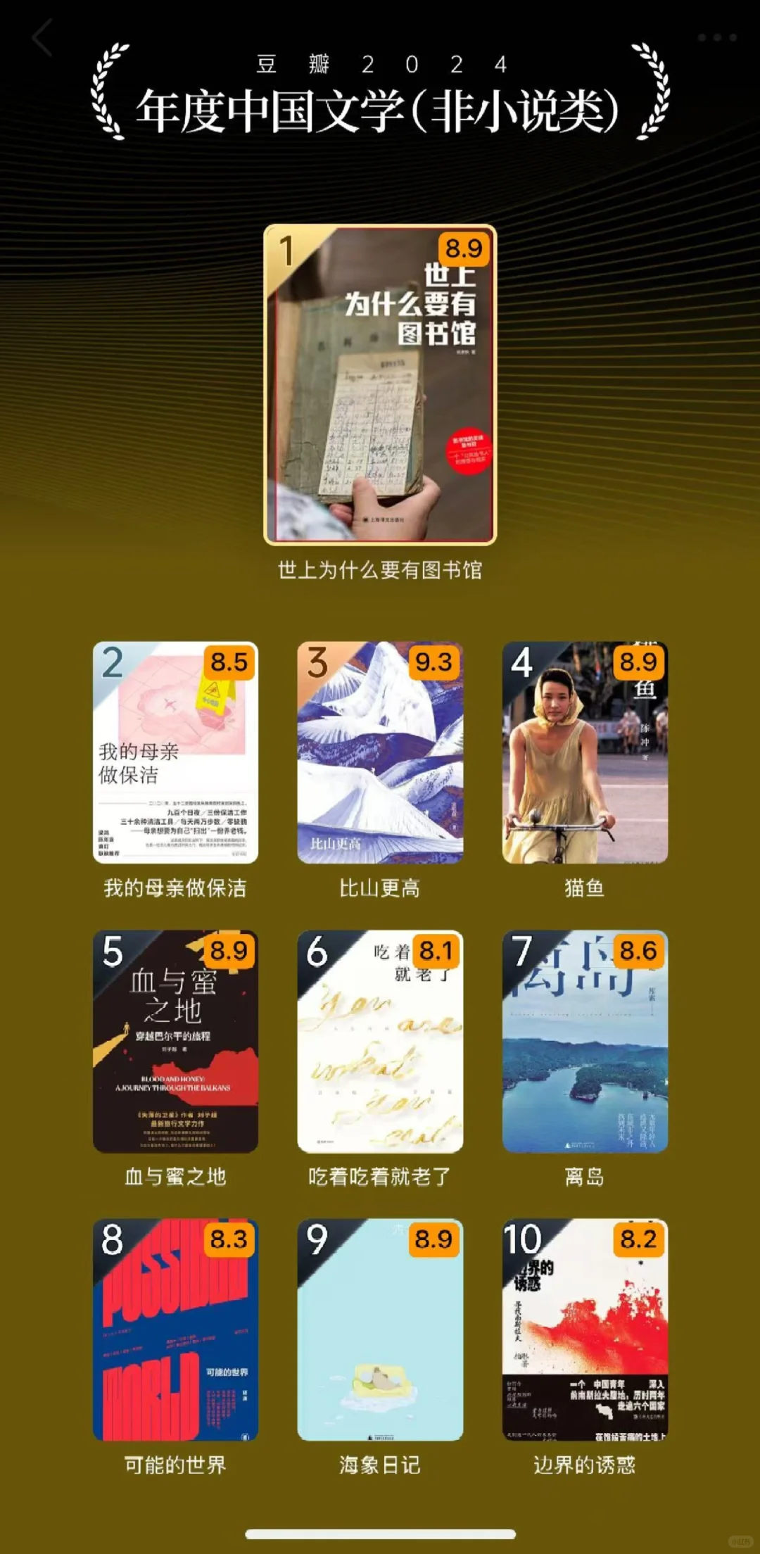 2025年读什么？这18份榜单给你参考答案！