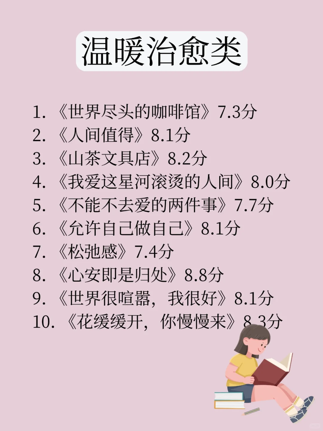 女生必看📚不同成长需求的私藏书单