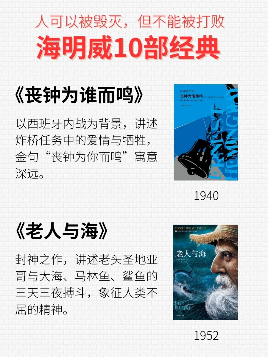 硬汉文学天花板！海明威传奇人生&必读书单