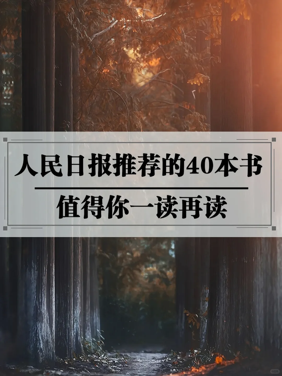 人人值得阅读的书单！