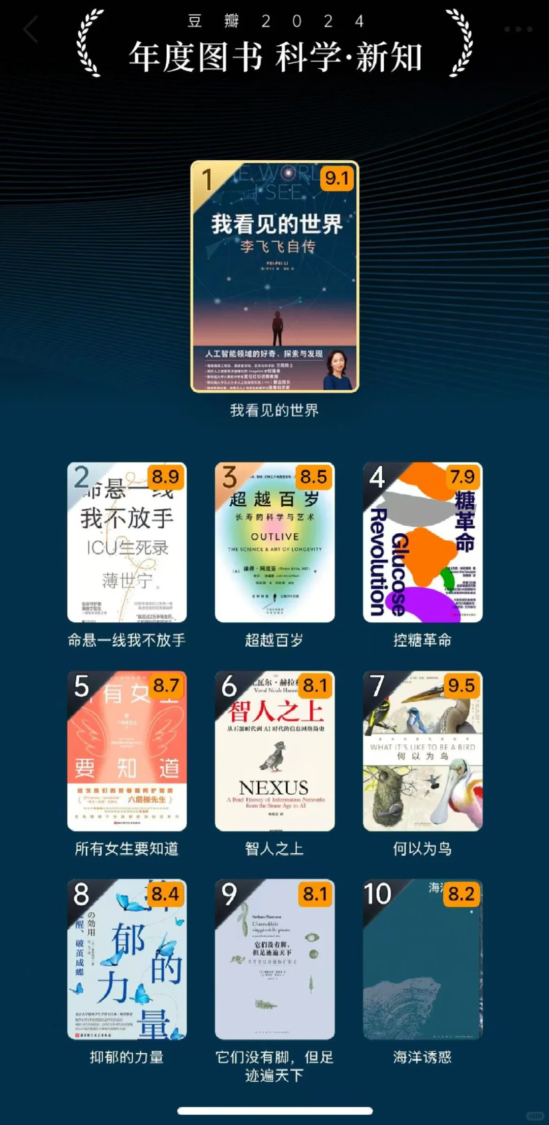 2025年读什么？这18份榜单给你参考答案！