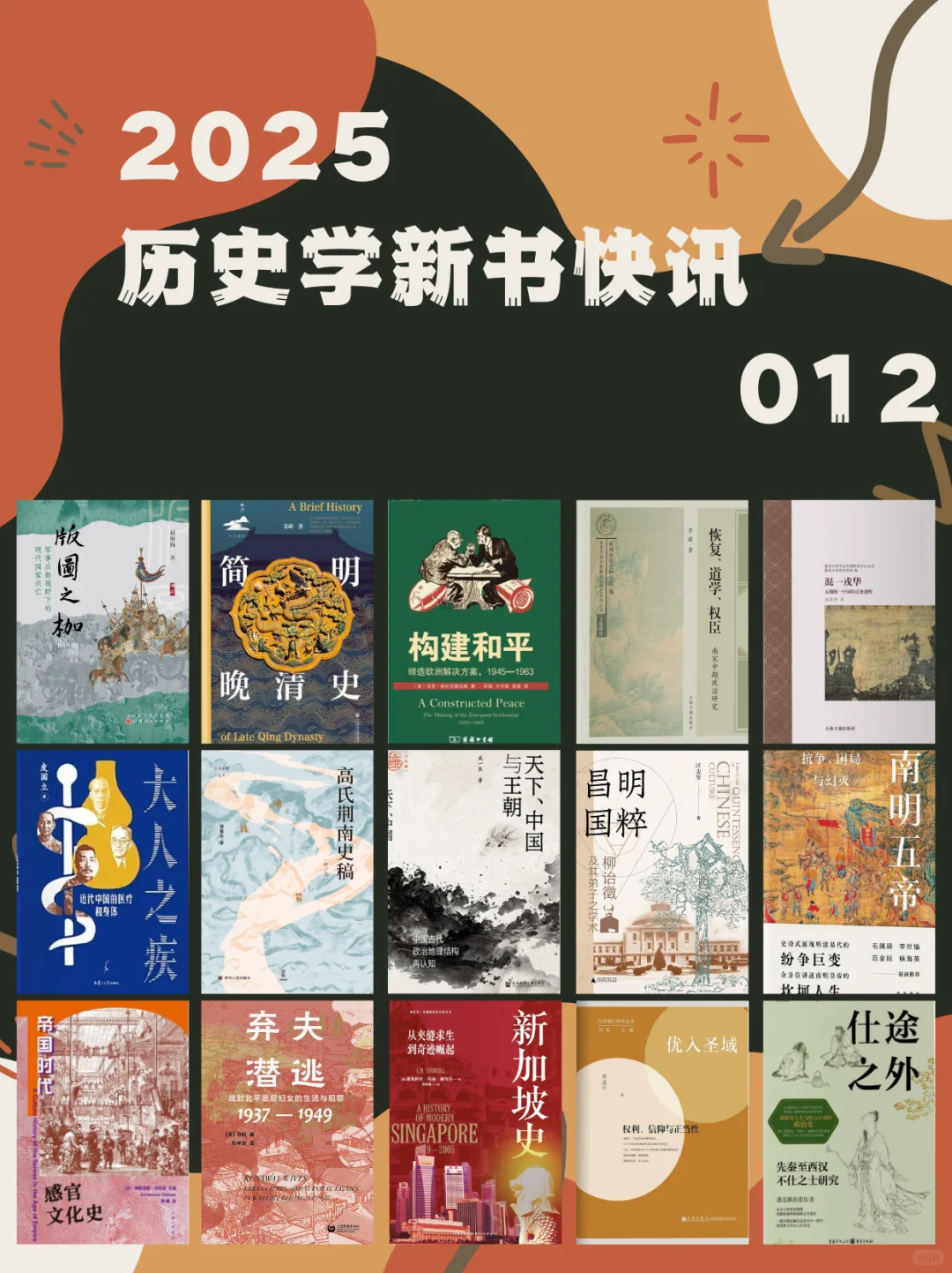 历史书讯指南||2025年历史学新书快讯012