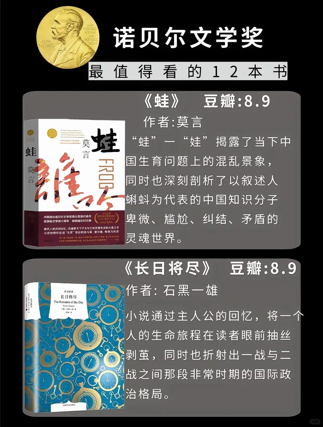诺贝尔文学奖书籍