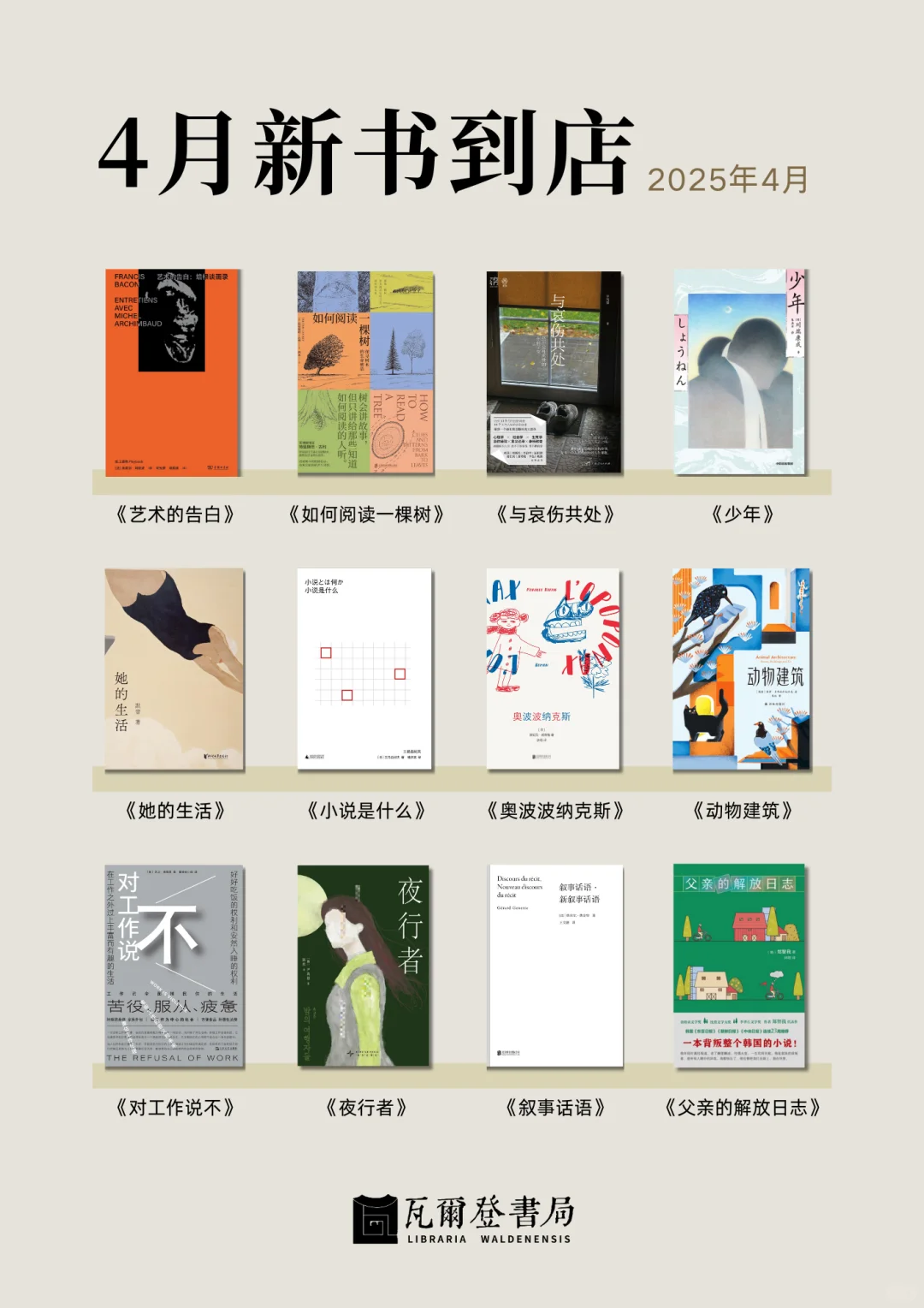 4月新书到店【书单推荐】