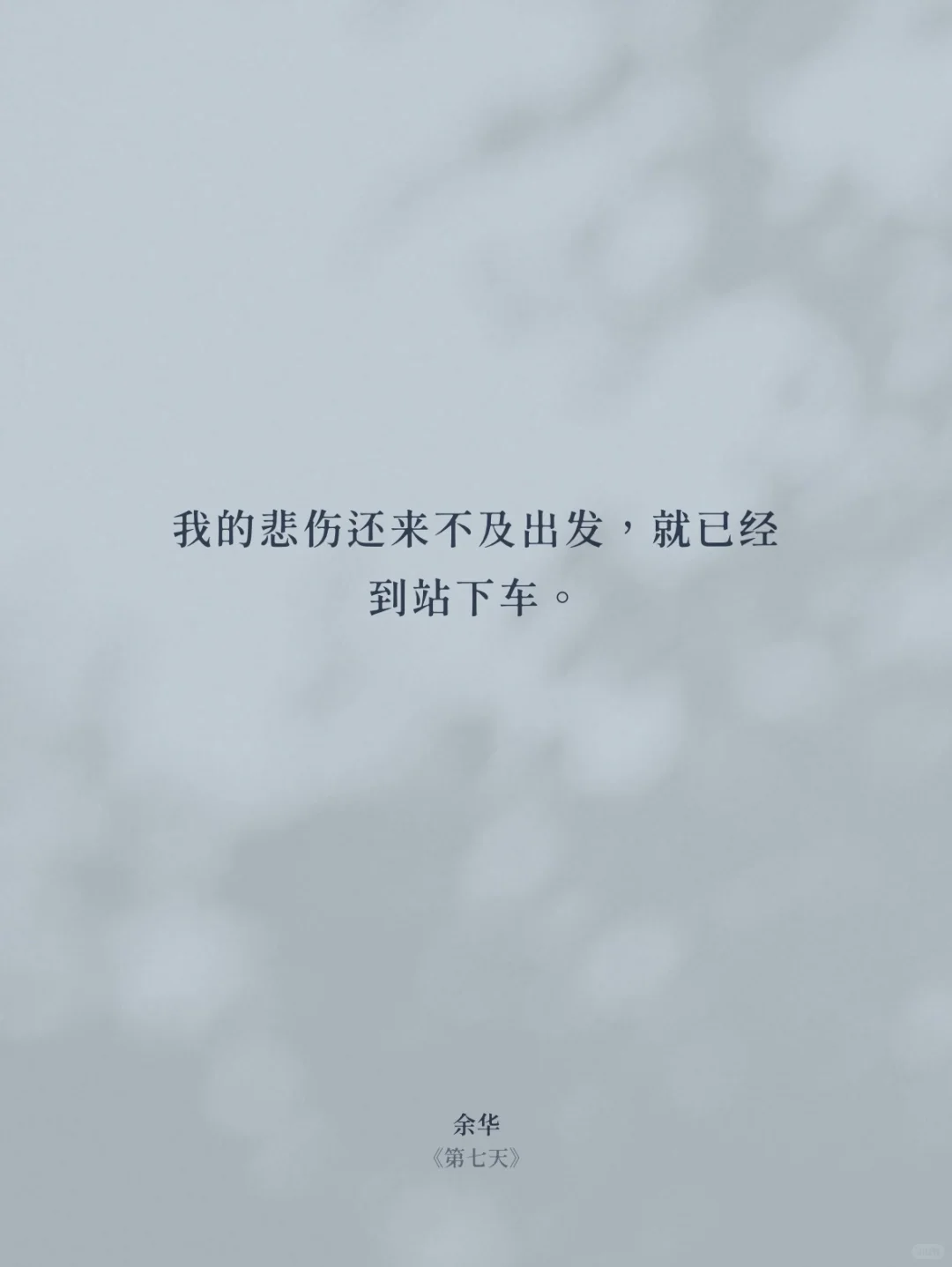 文学积累003｜余华