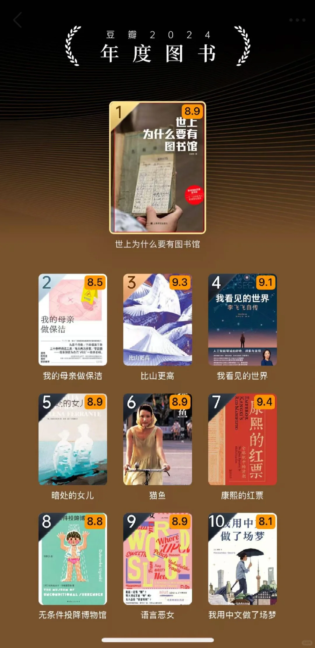 2025年读什么？这18份榜单给你参考答案！