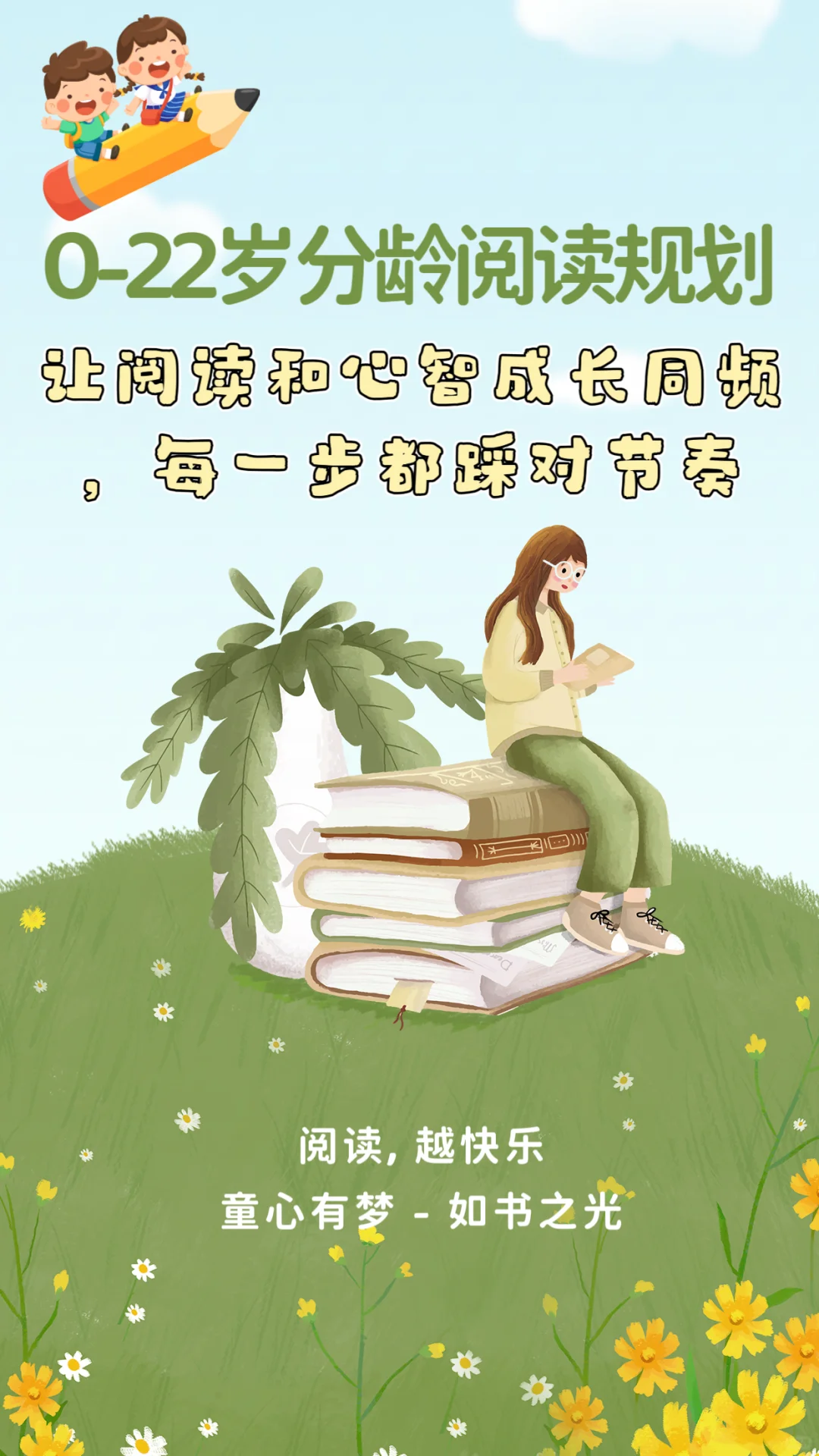 分龄阅读规划｜让阅读与成长同频