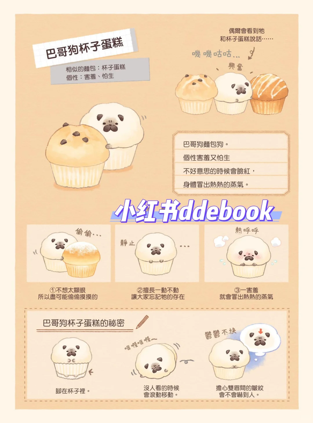 A10《麵包狗》烘焙面包书，可爱狗狗造型面包
