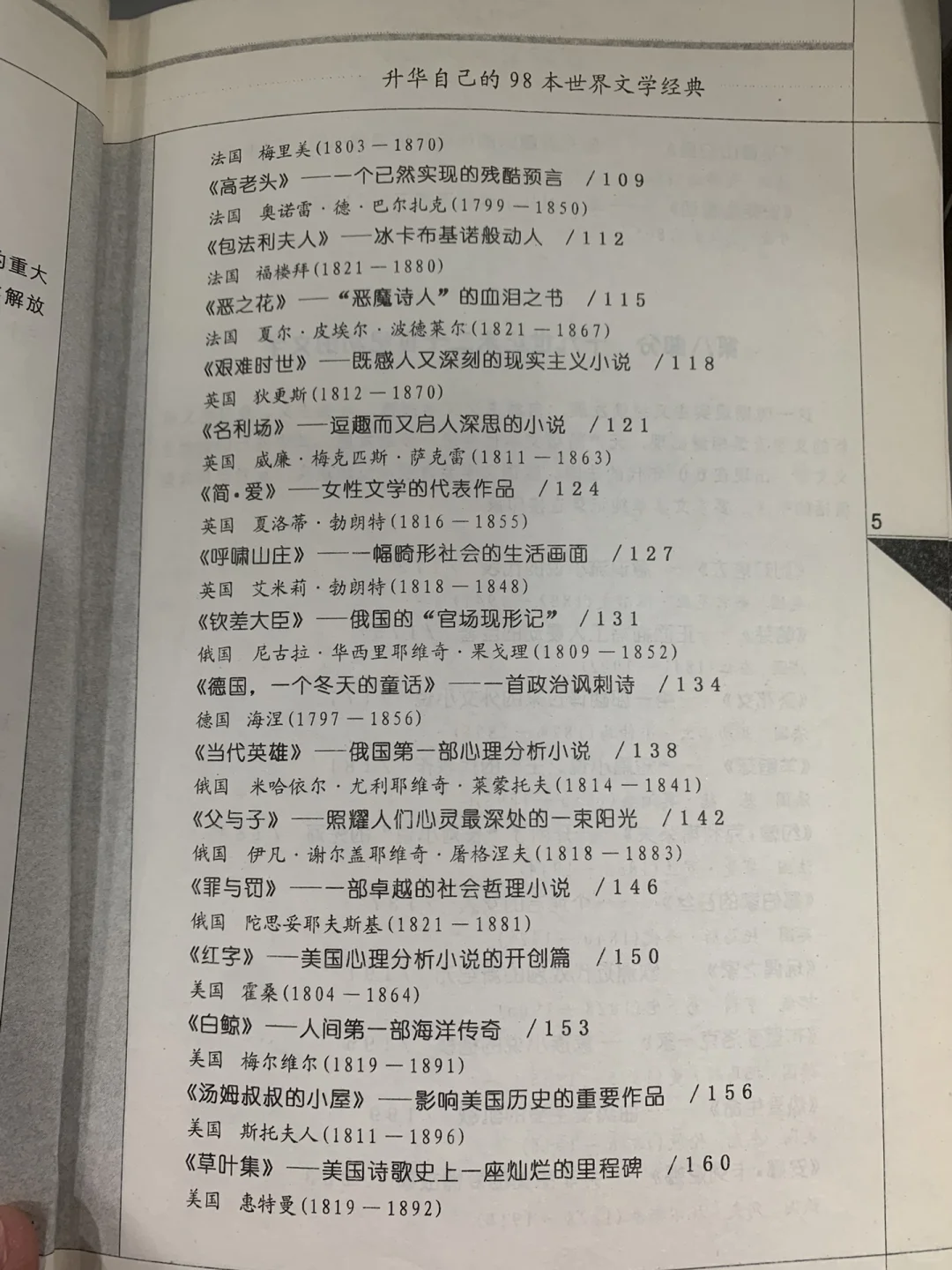 98本经典名著世界文学史各个时期代表作