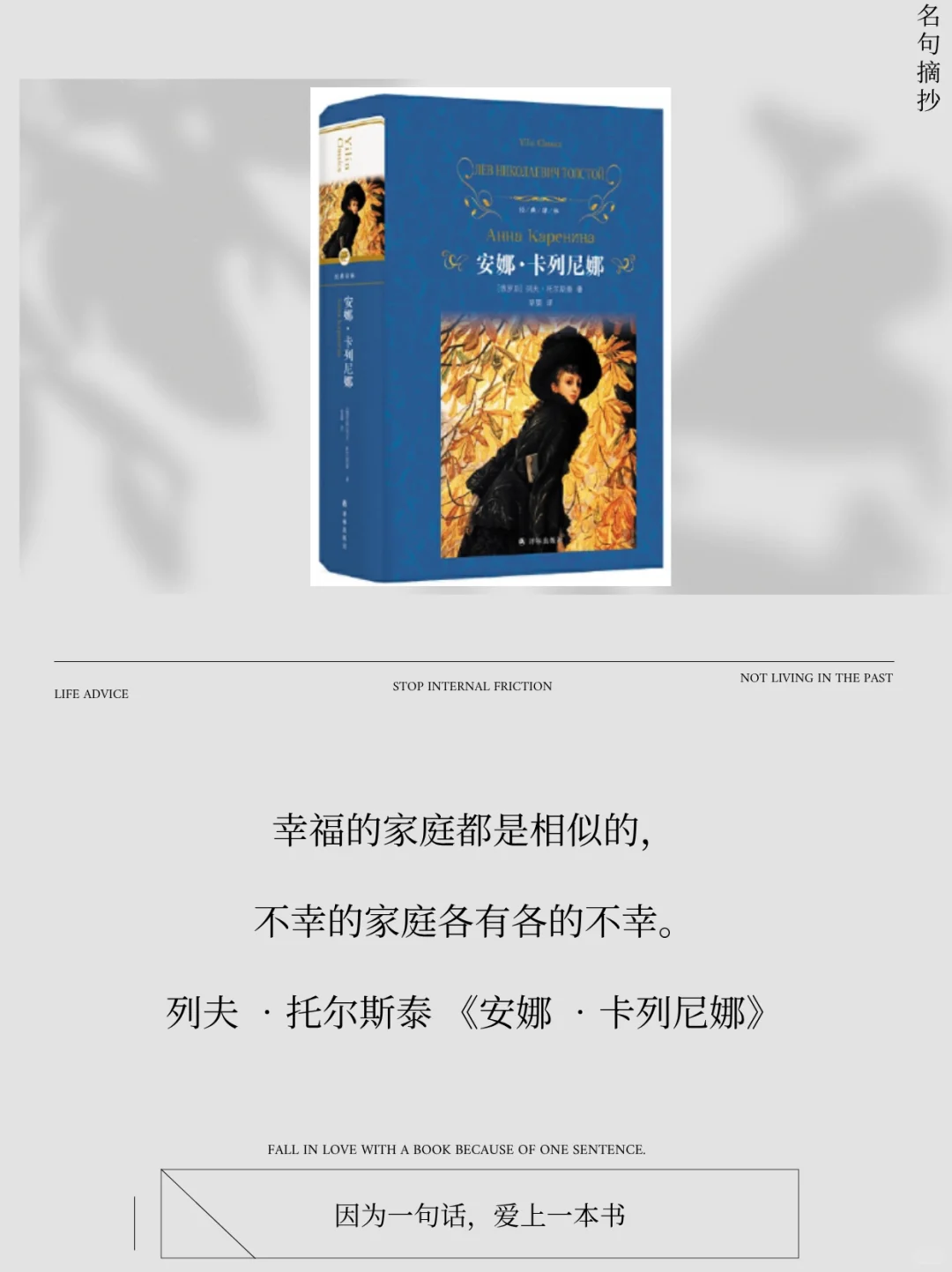 世界名著无法超越的开篇语，第一个就泪奔