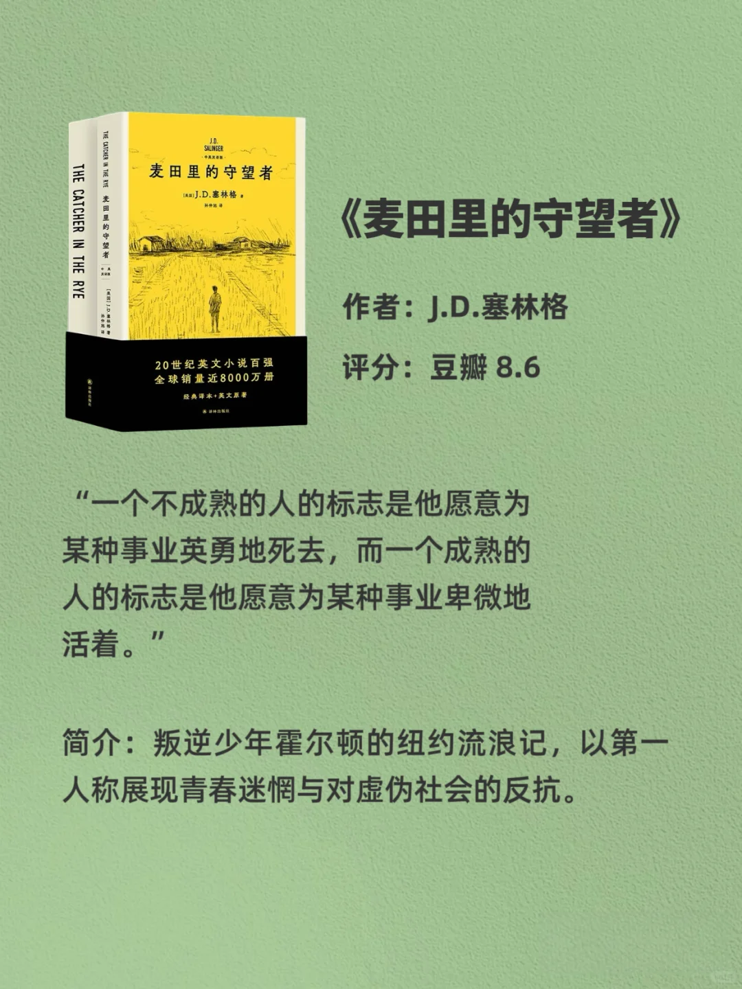 人生至少去读的十大公认名著