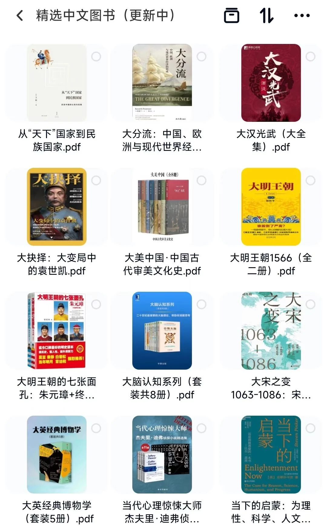 中文图书分享