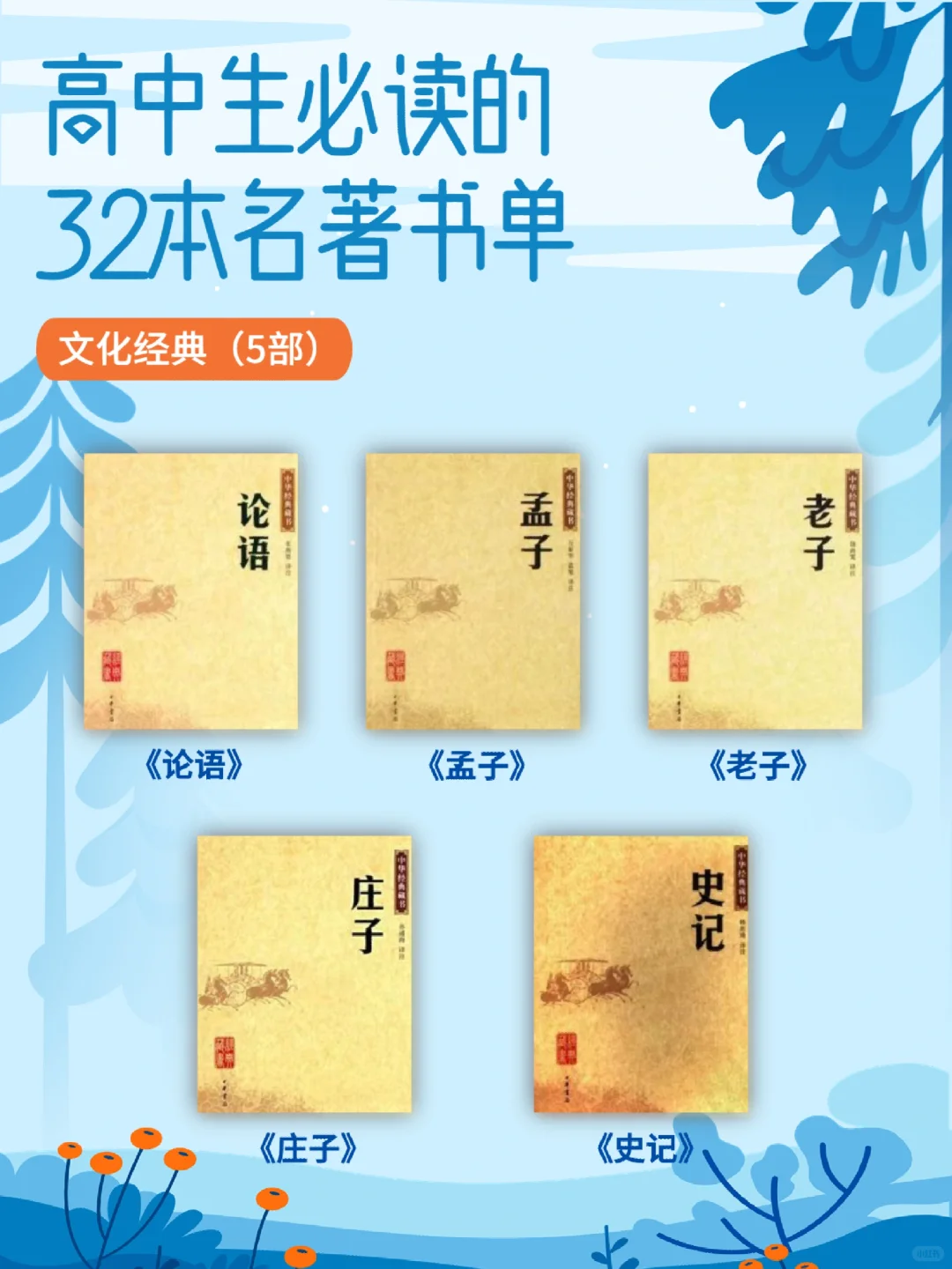 高中生必读的32本名著书单！一定收藏好！
