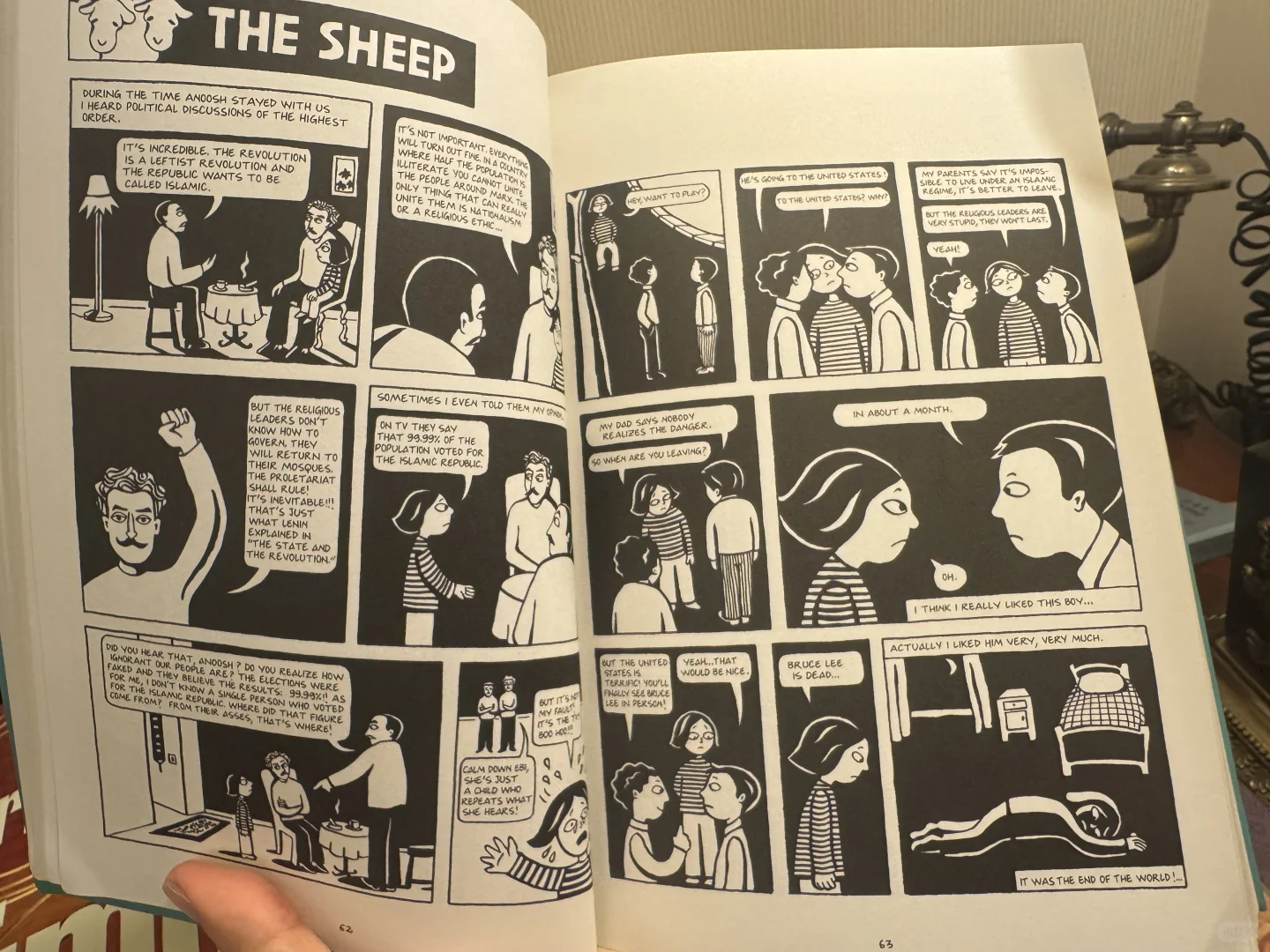 ➗Persepolis 我在伊朗长大 获奖作品