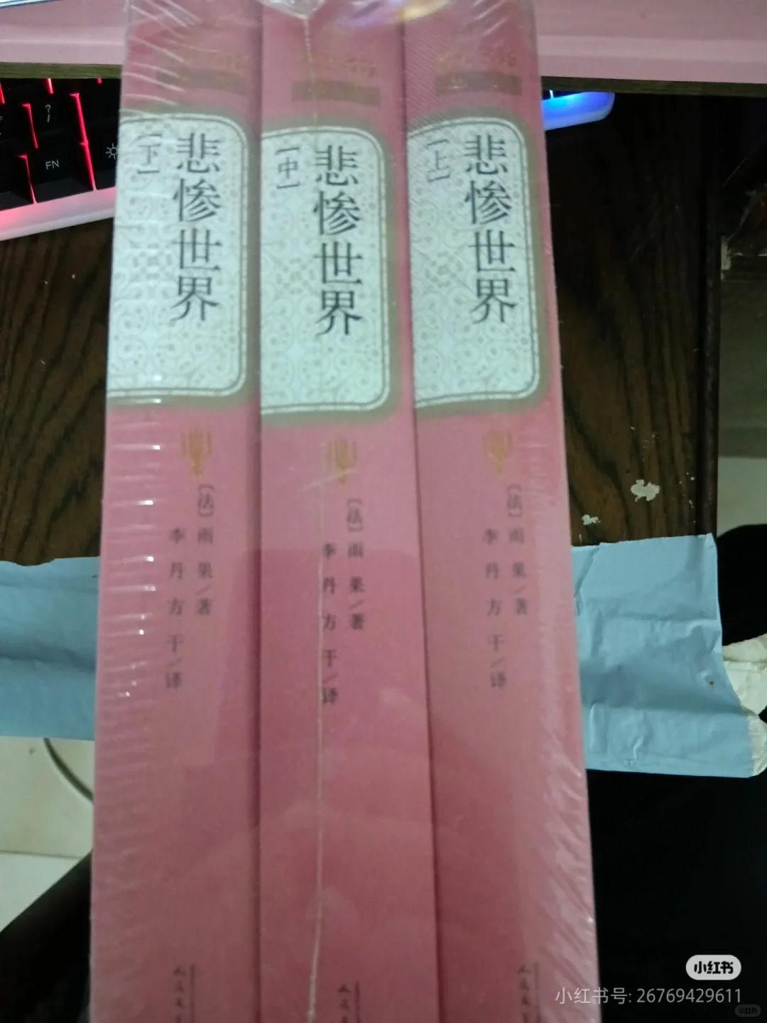 出一套人民文学出版社，雨果的悲惨世界
