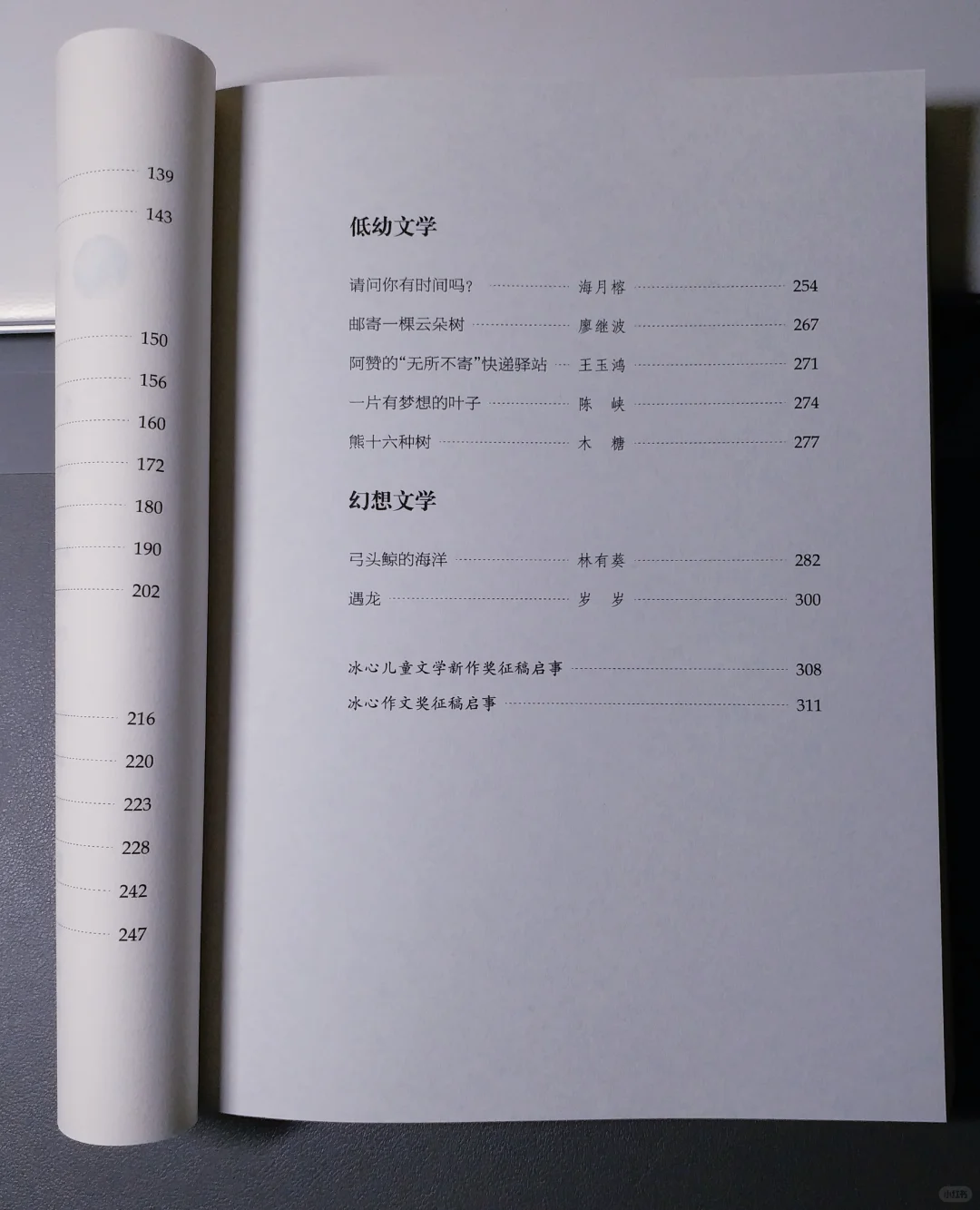收到冰心儿童文学新作奖获奖作品集和证书