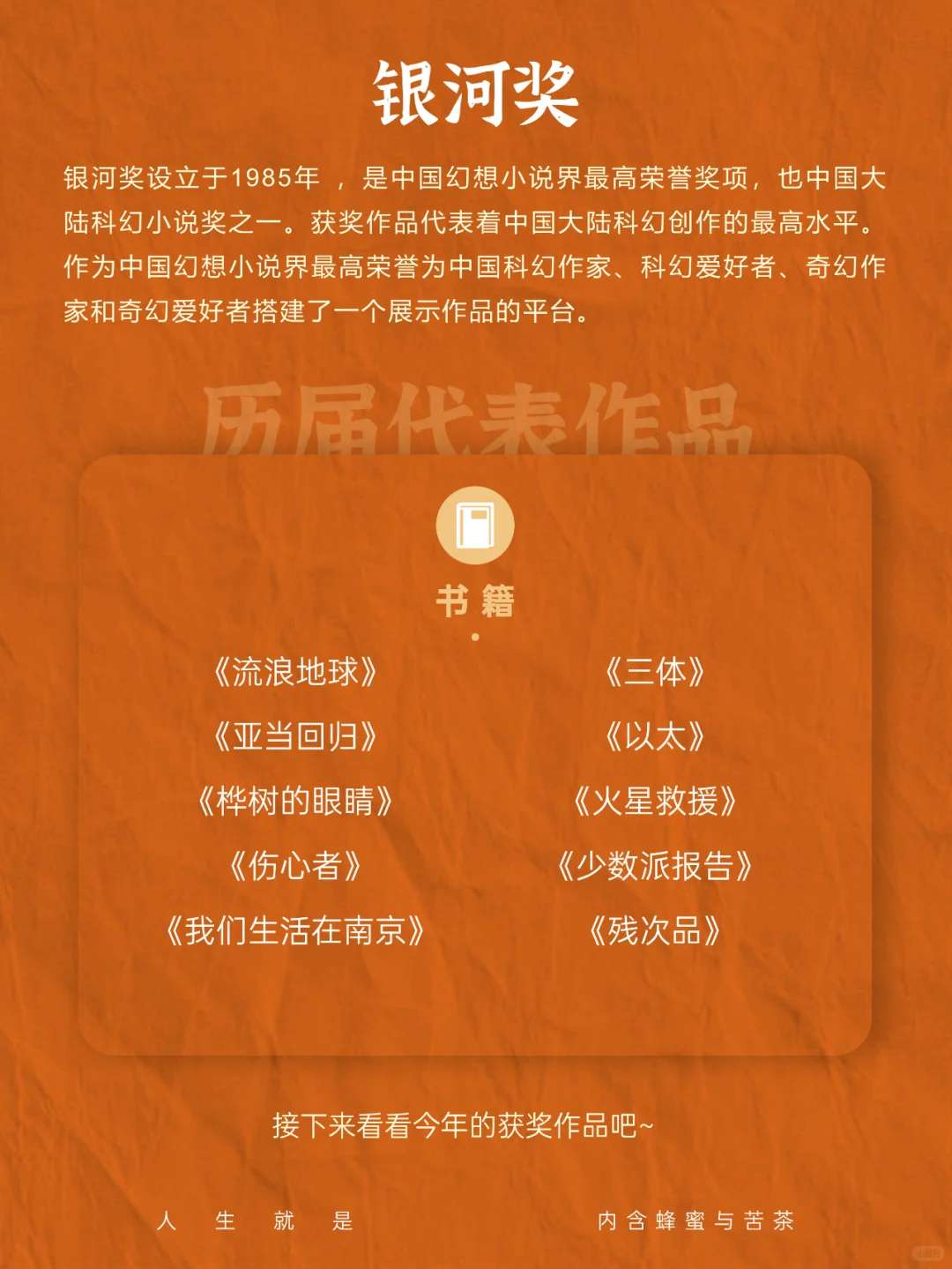 书单|从2023银河奖Mark科幻书单