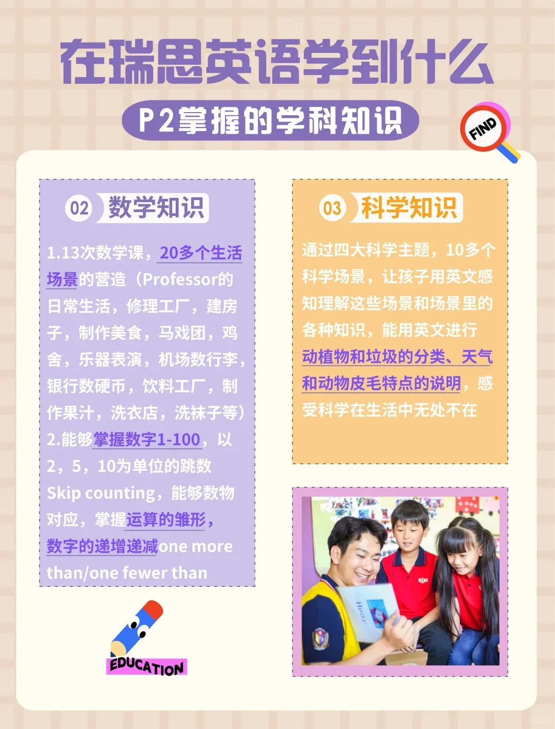 家长必读：瑞思P2可以学习到什么？！