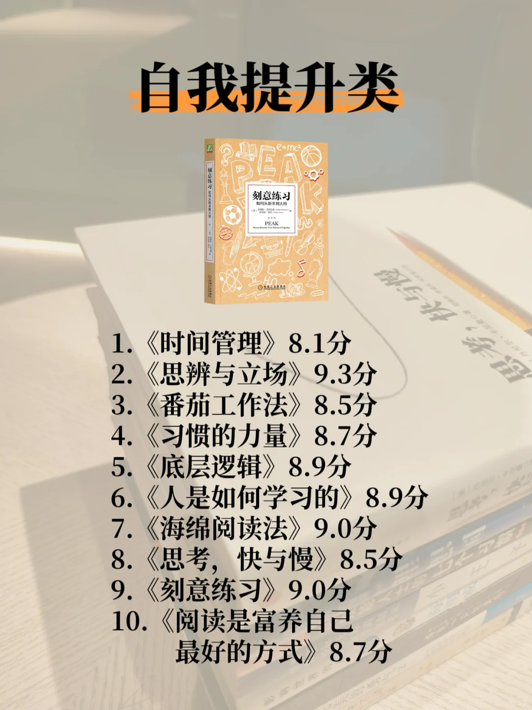 脑子会变快的7类书籍，不看就亏大了❗❗